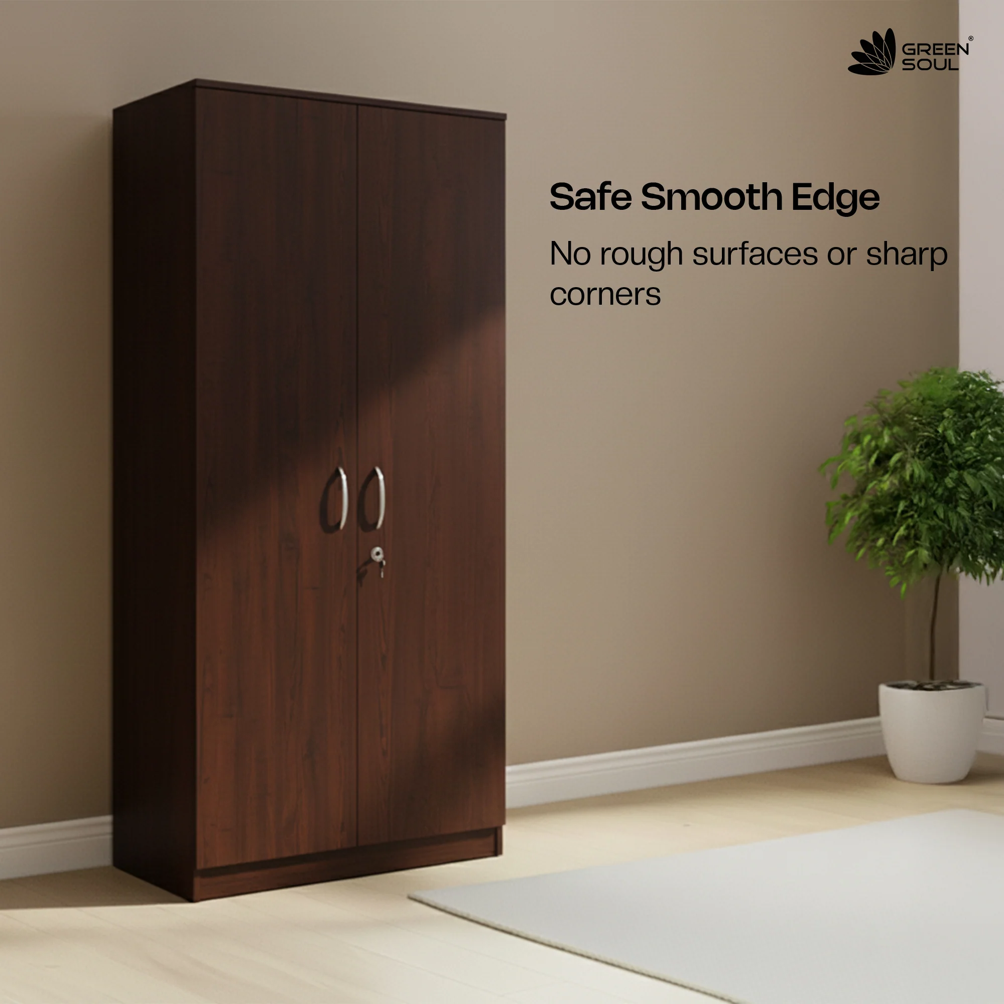 Green Soul Arthur 2-Door Wardrobe - Image 59