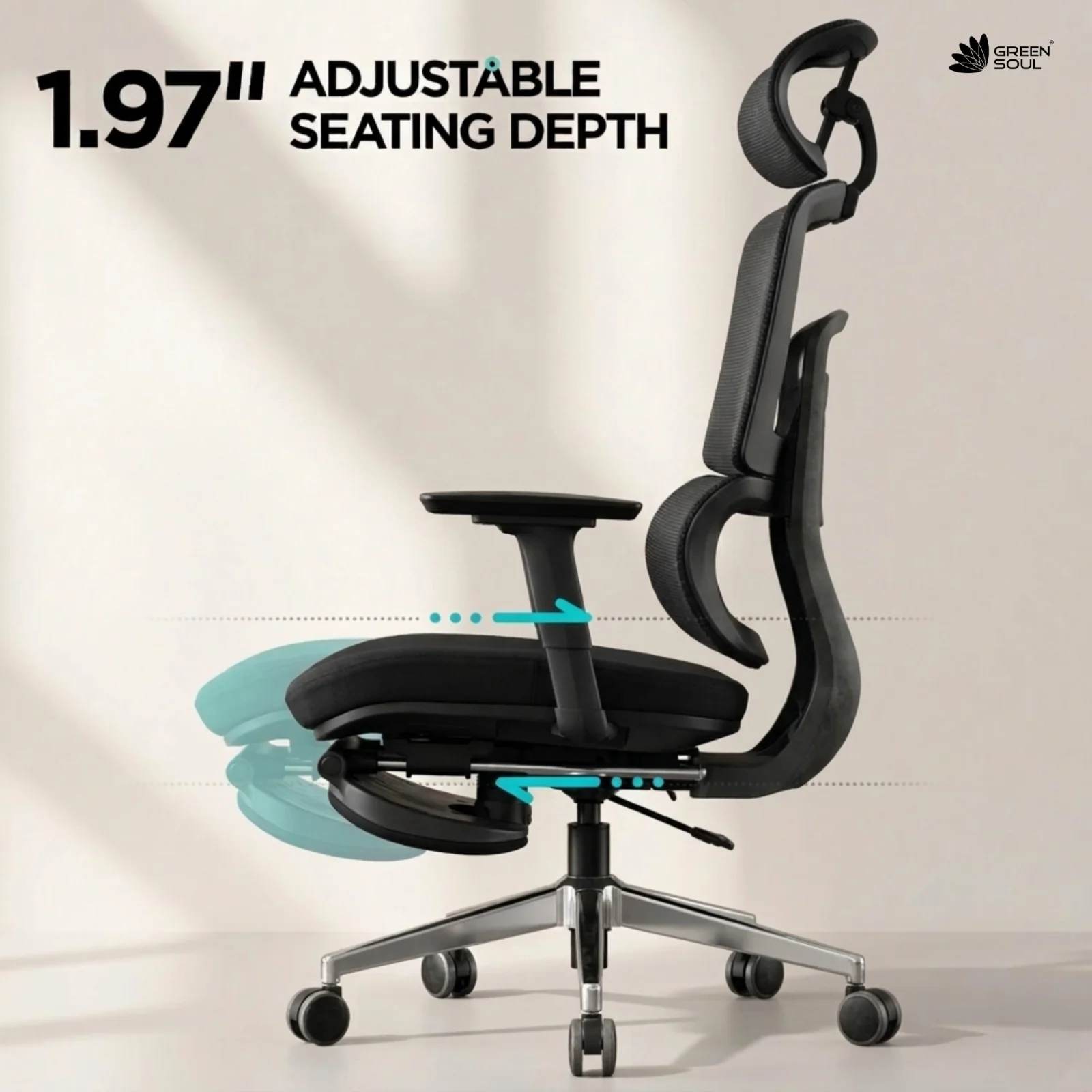 Green Soul Astra Ergonomic Office Chair - Image 5