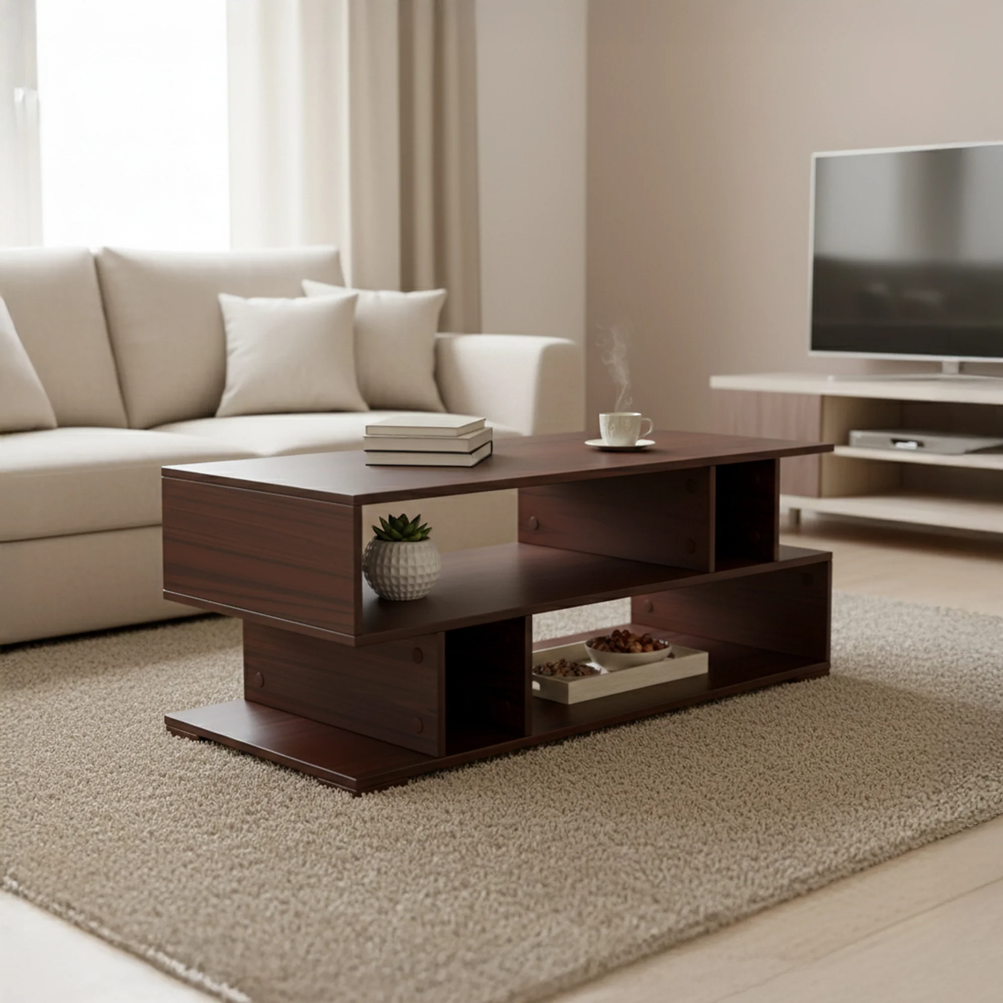 Green Soul Carya XL Engineered Wood Coffee Table - Image 9