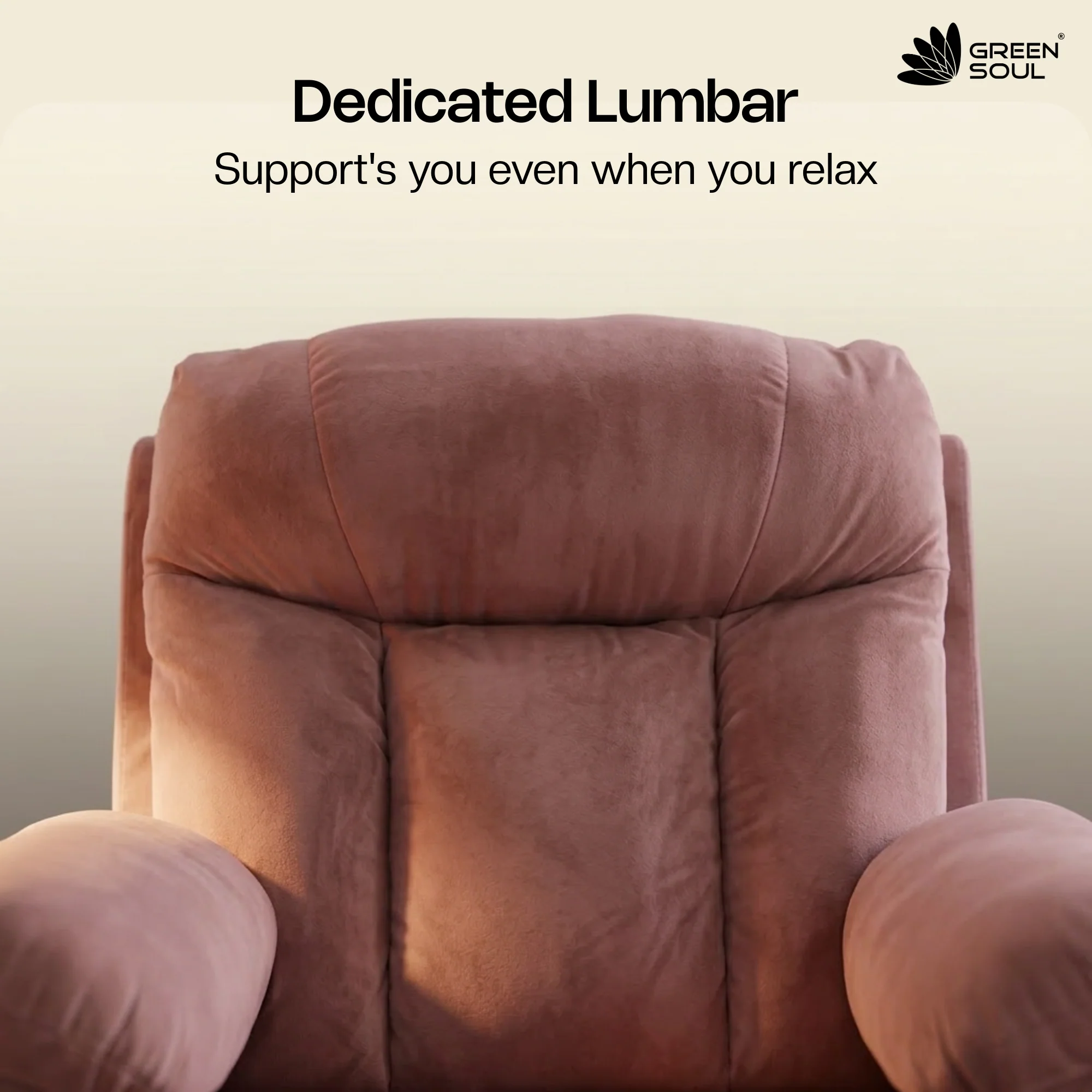 Green Soul Cloud Single Seater Manual Recliner Sofa - Image 11