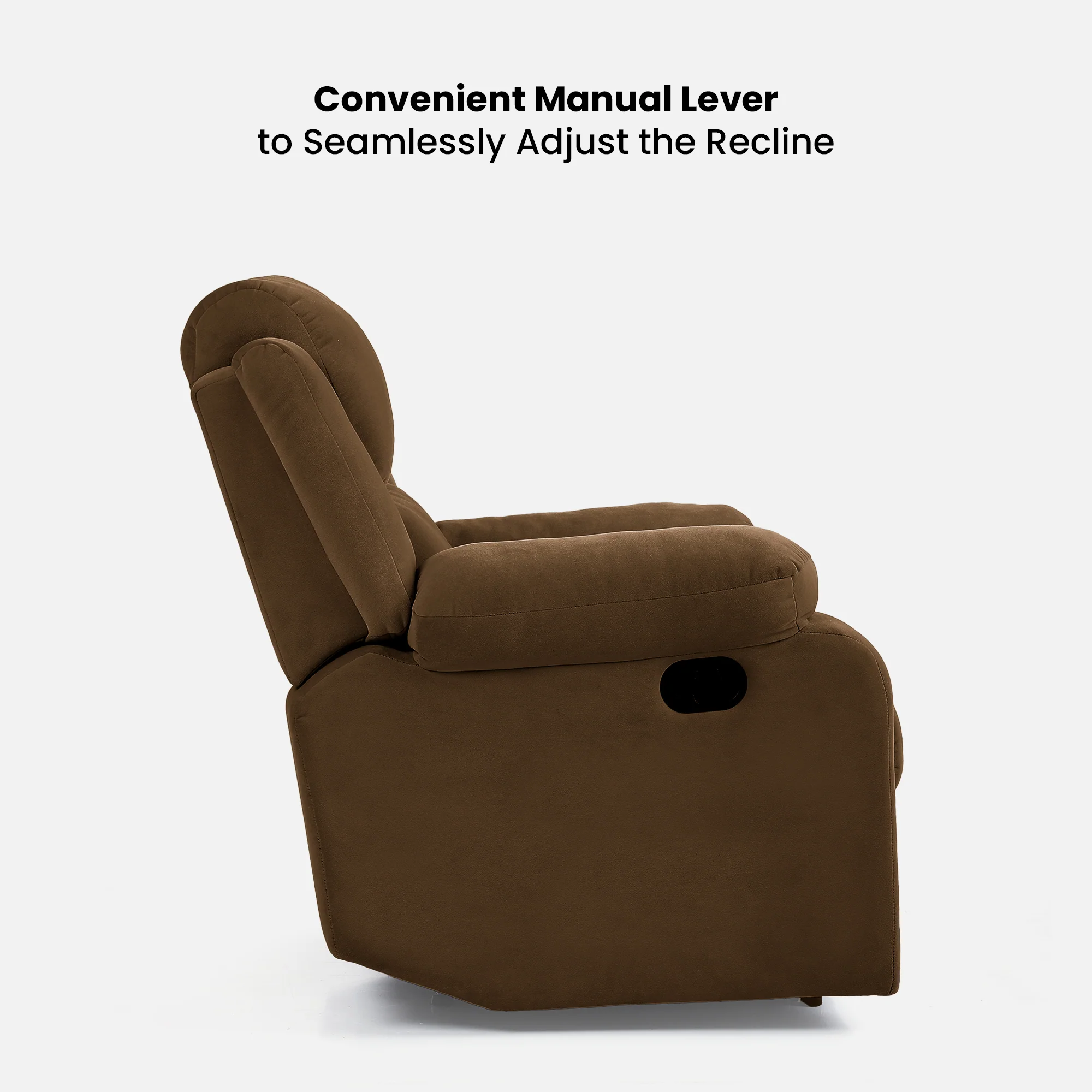 Green Soul Comfy Fabric Single Seater Recliner - Image 25