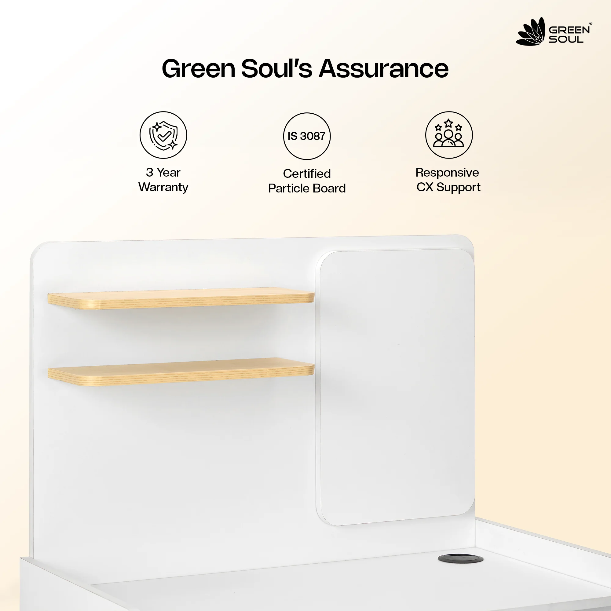 Green Soul Dora Study Table for Home & Office IS 3087 Certified - Image 32