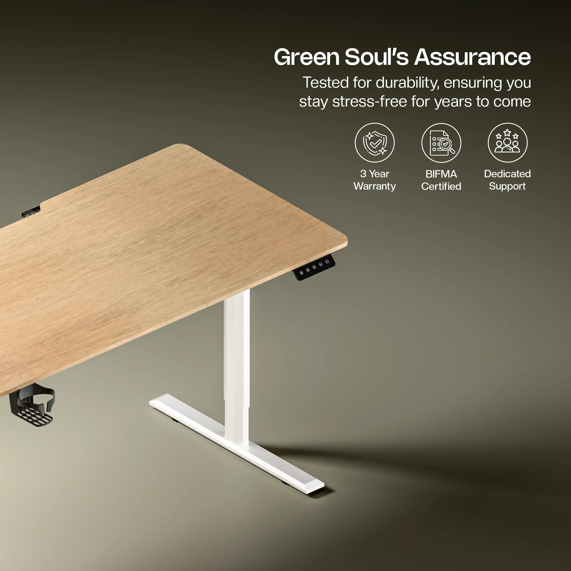 Green Soul Imperium Electric Height Adjustable Table - Image 24