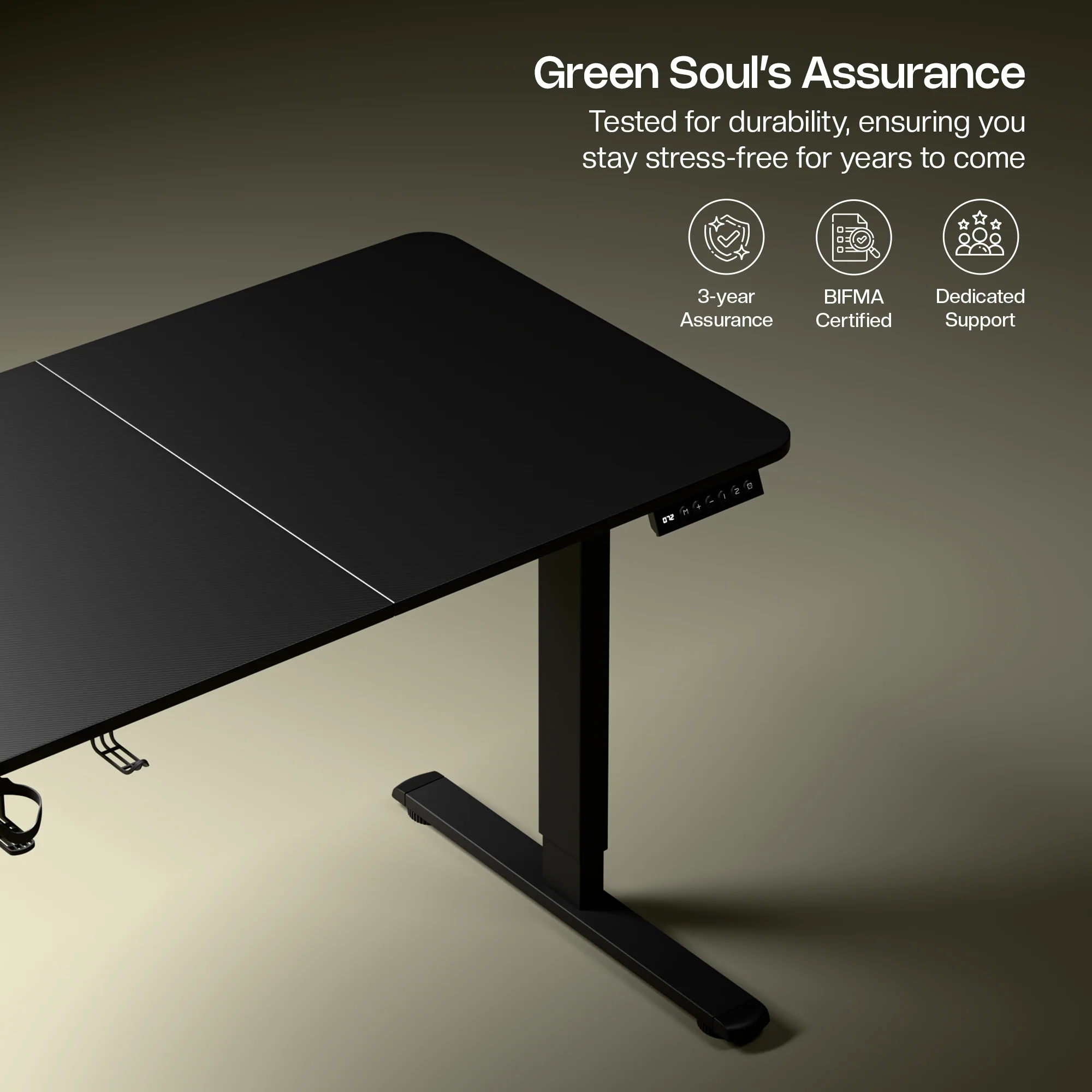 Green Soul Imperium Neo Electric Height Adjustable Table - Image 9