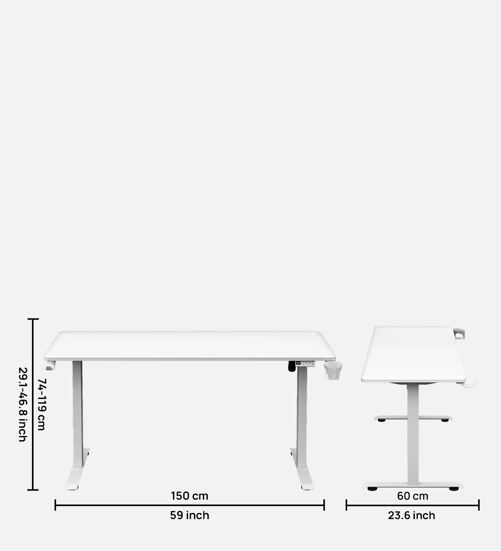 Green Soul Imperium Pro (5 Feet) Electric Height Adjustable Table - Image 12