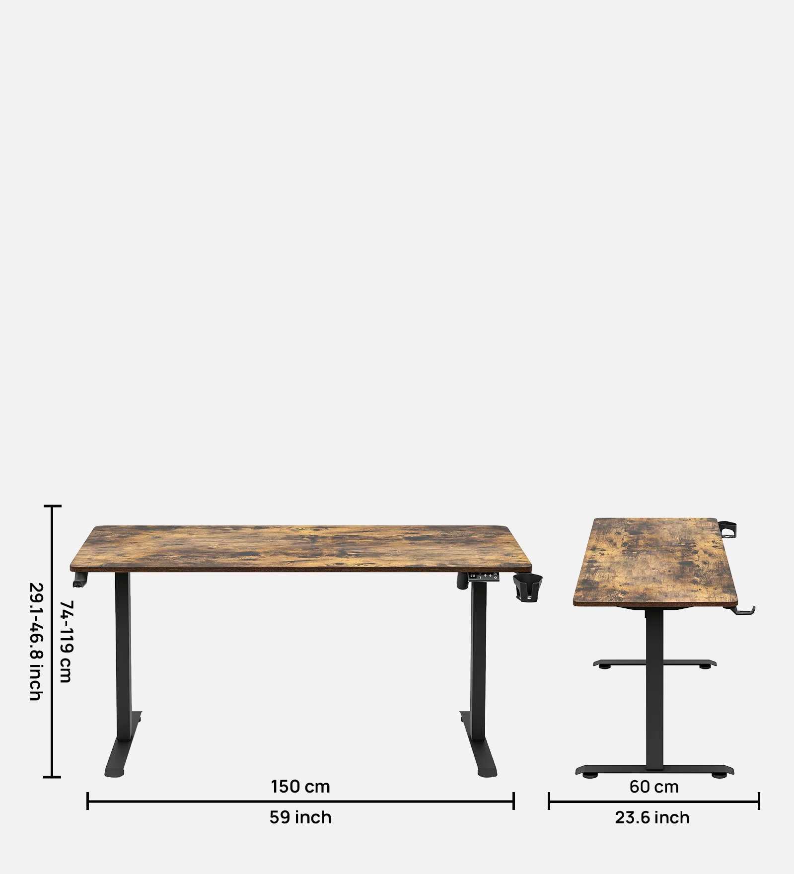 Green Soul Imperium Pro (5 Feet) Electric Height Adjustable Table - Image 22