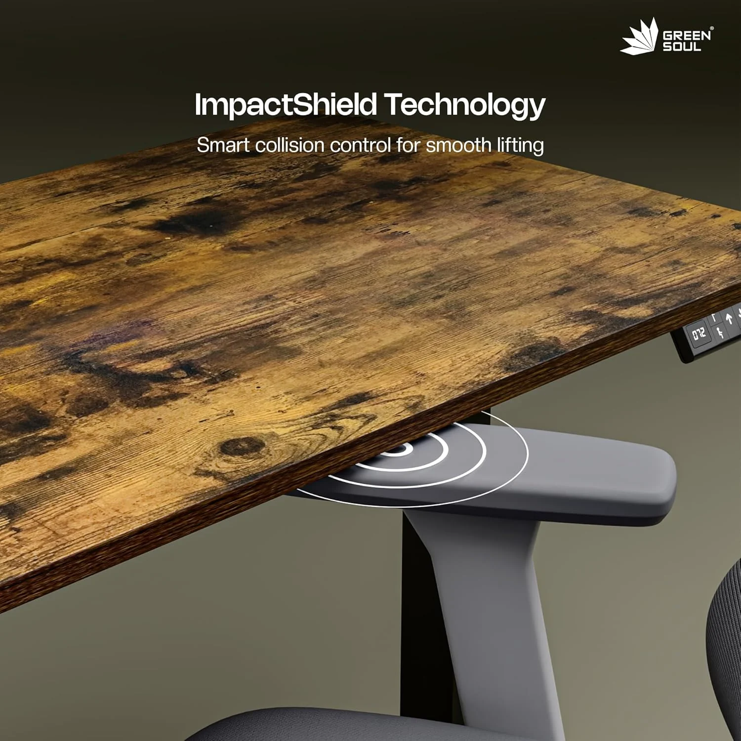 Green Soul Imperium Pro (5 Feet) Electric Height Adjustable Table - Image 30