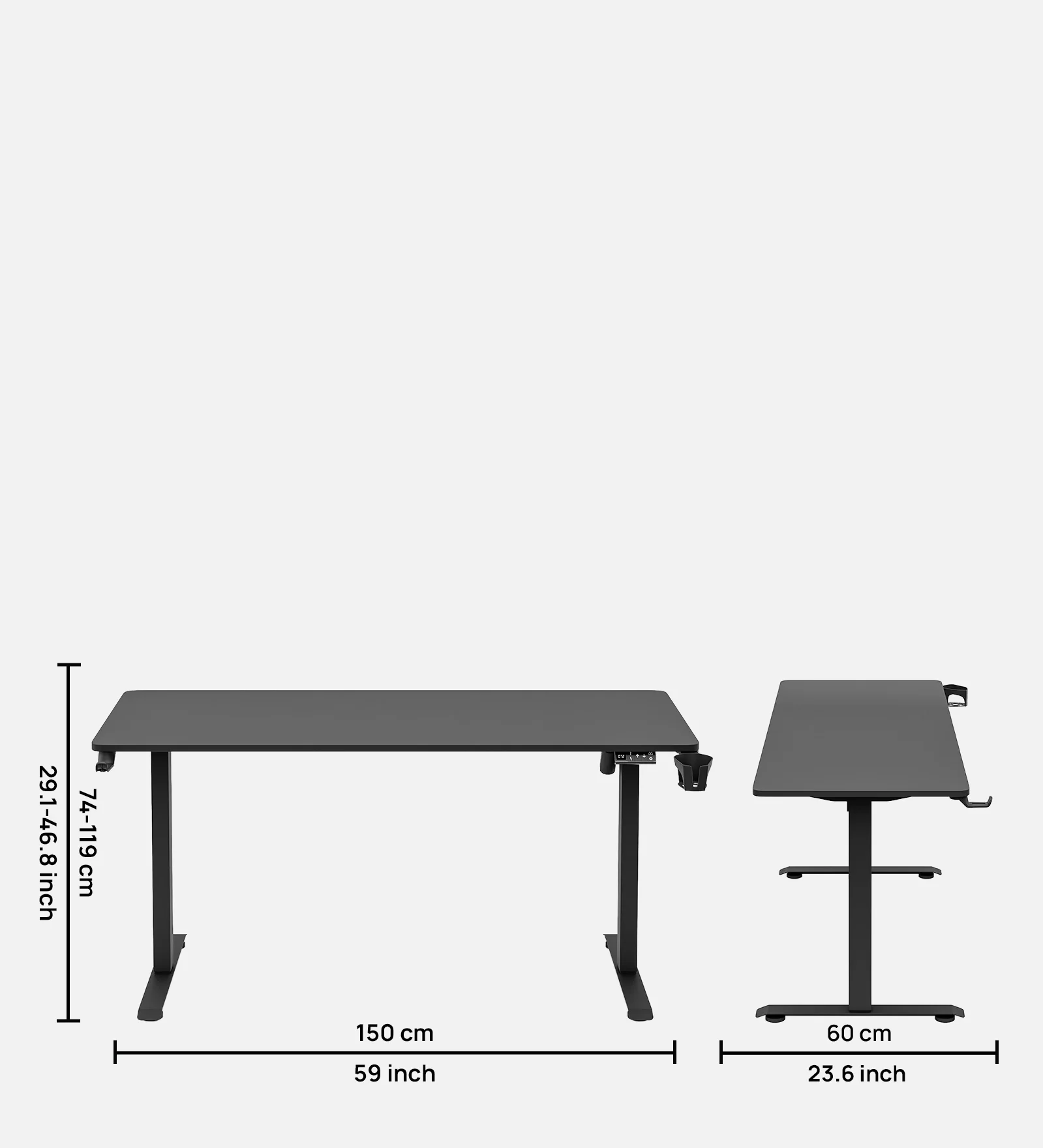 Green Soul Imperium Pro (5 Feet) Electric Height Adjustable Table - Image 9