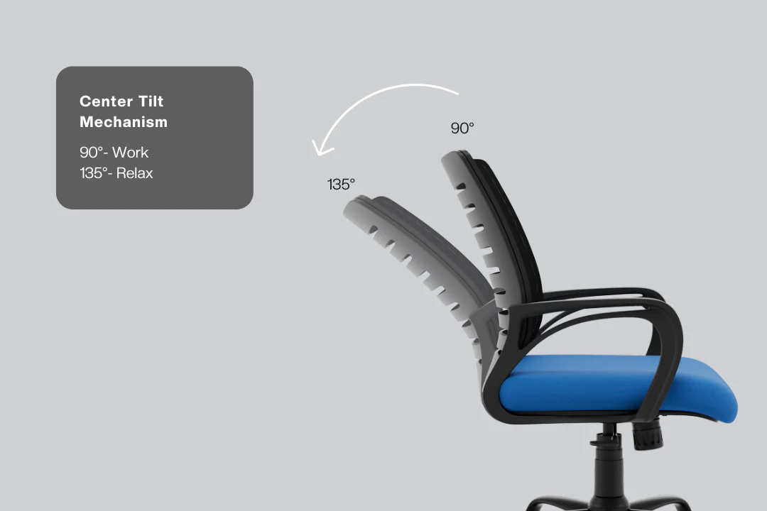 Green Soul Renewed Atom Mid Back Mesh Office Chair - Image 37