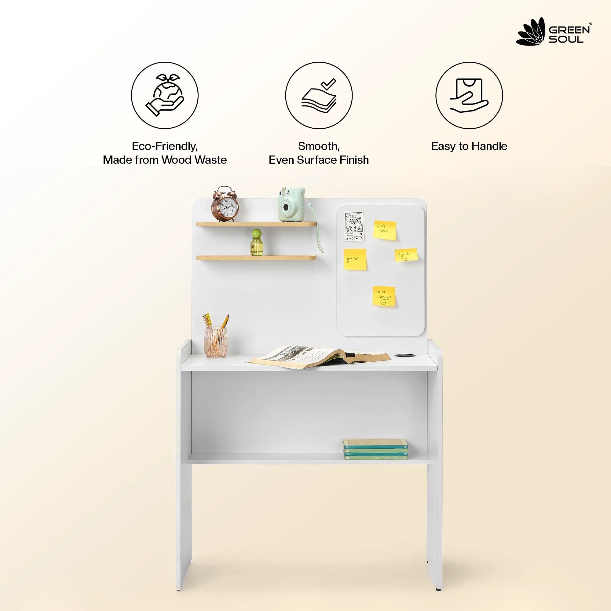 Green Soul Renewed Dora Study Table for Home & Office IS 3087 Certified - Image 15
