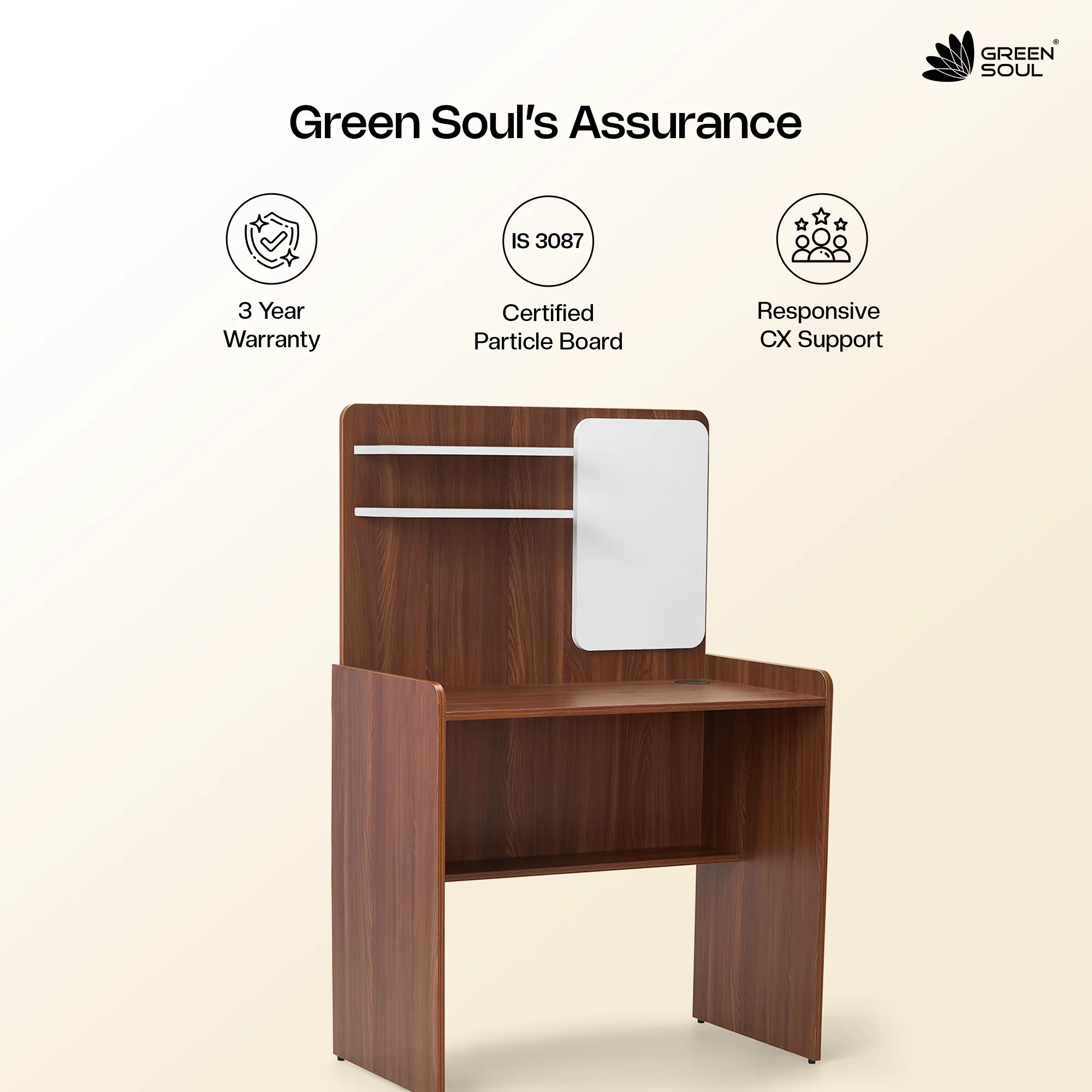 Green Soul Renewed Dora Study Table for Home & Office IS 3087 Certified - Image 29