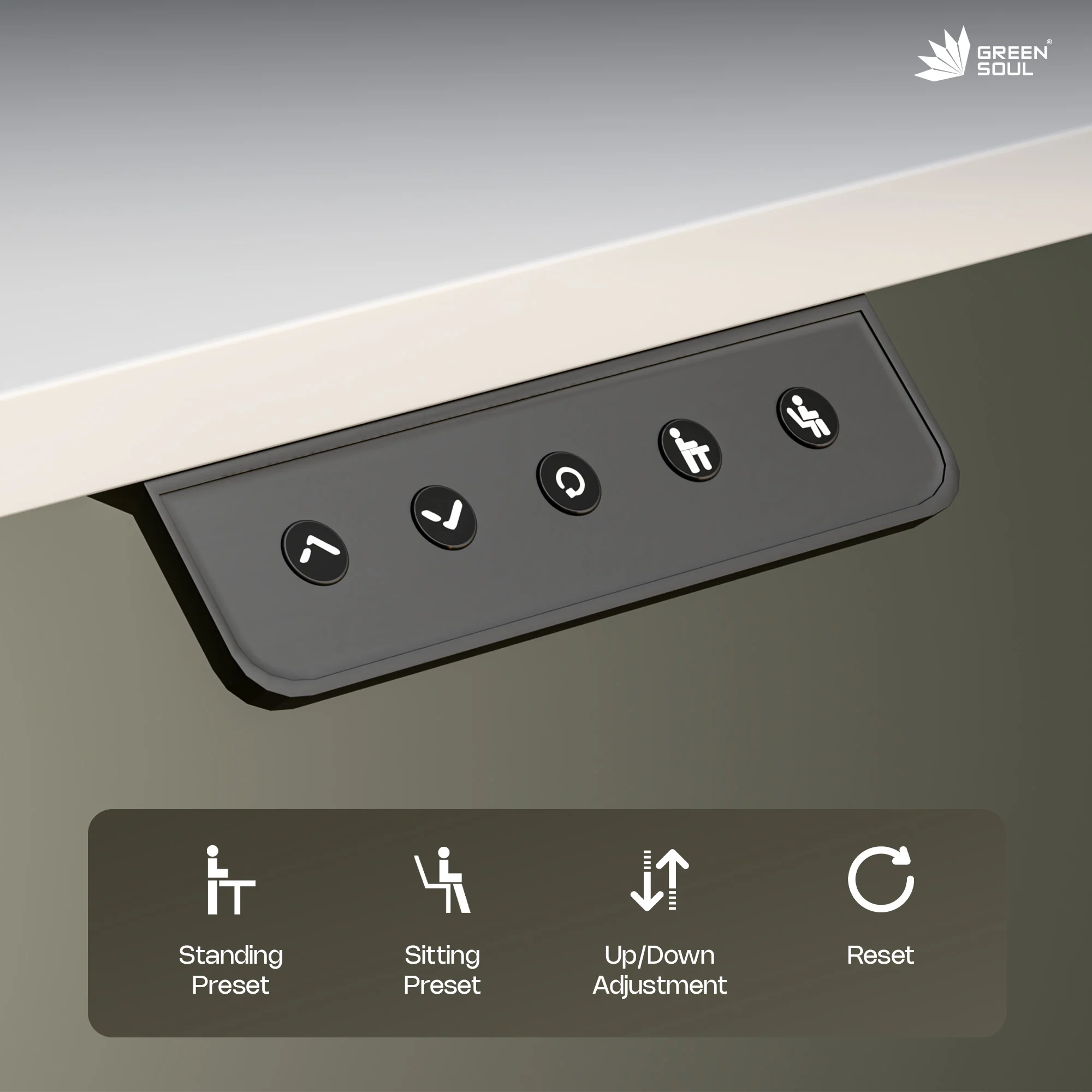Green Soul Renewed Elevate Electric Height Adjustable Table - Image 39