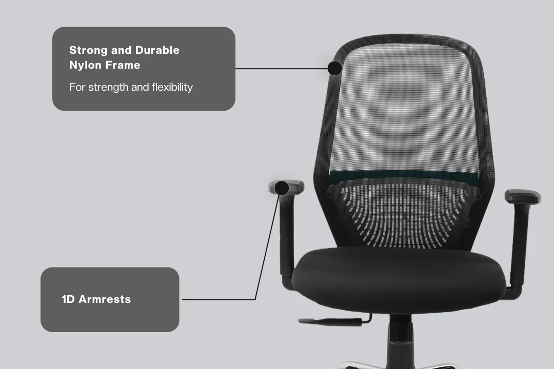 Green Soul Renewed Eva Mid Back Mesh Premium Office Chair - Image 124