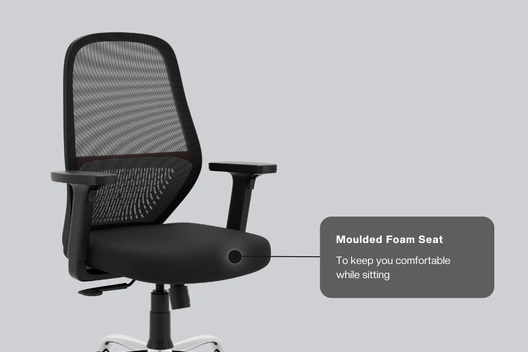Green Soul Renewed Eva Mid Back Mesh Premium Office Chair - Image 155