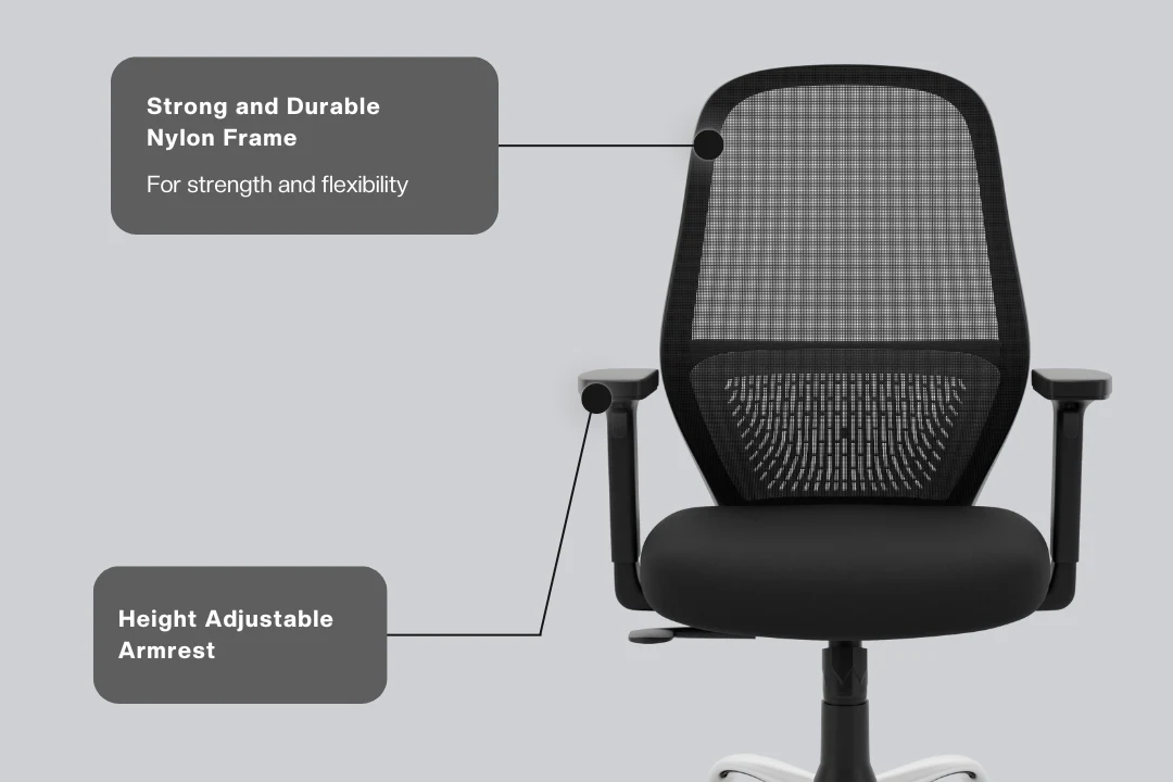Green Soul Renewed Eva Mid Back Mesh Premium Office Chair - Image 170