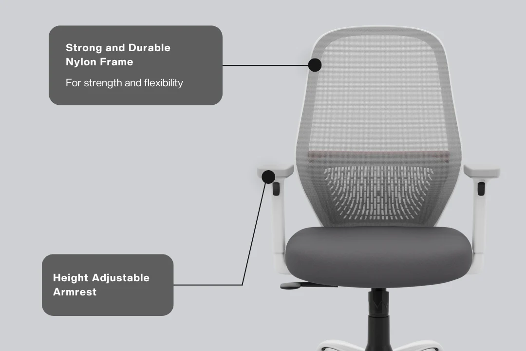 Green Soul Renewed Eva Mid Back Mesh Premium Office Chair - Image 181
