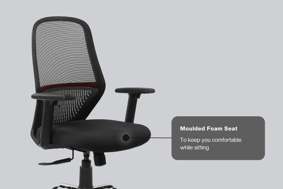 Green Soul Renewed Eva Mid Back Mesh Premium Office Chair - Image 21