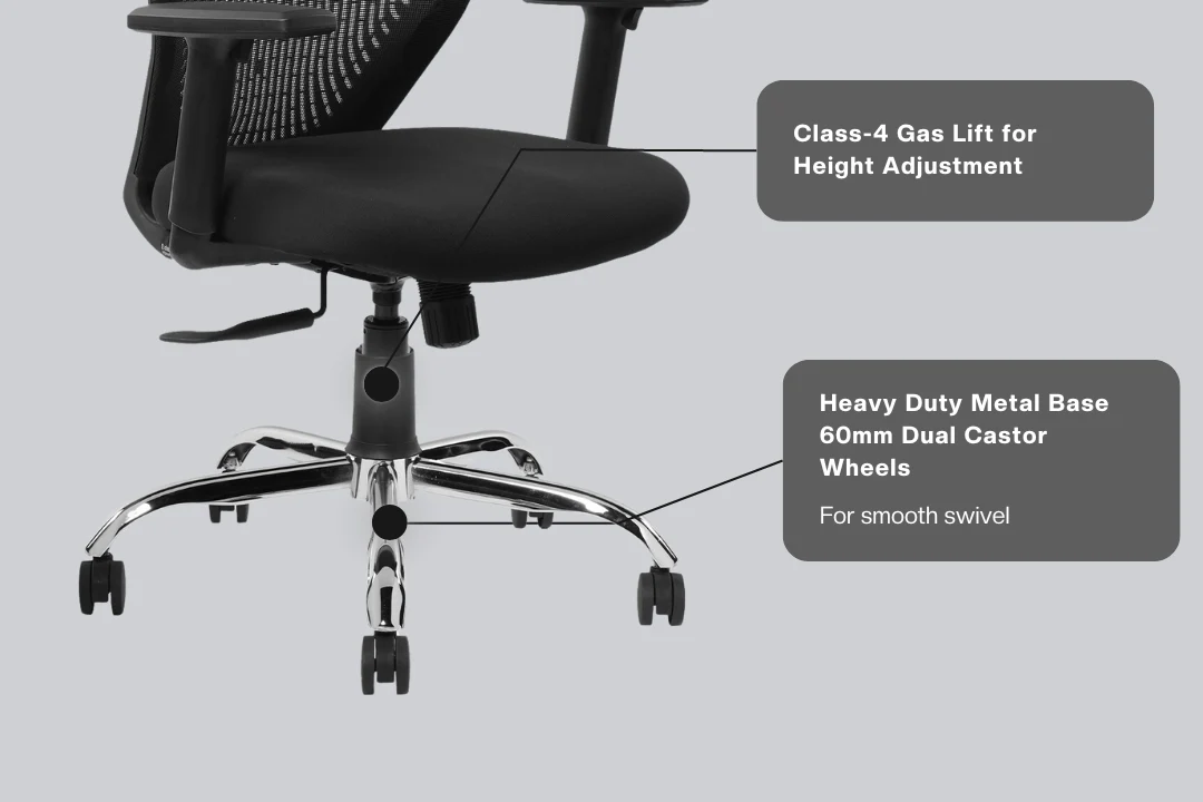 Green Soul Renewed Eva Mid Back Mesh Premium Office Chair - Image 25