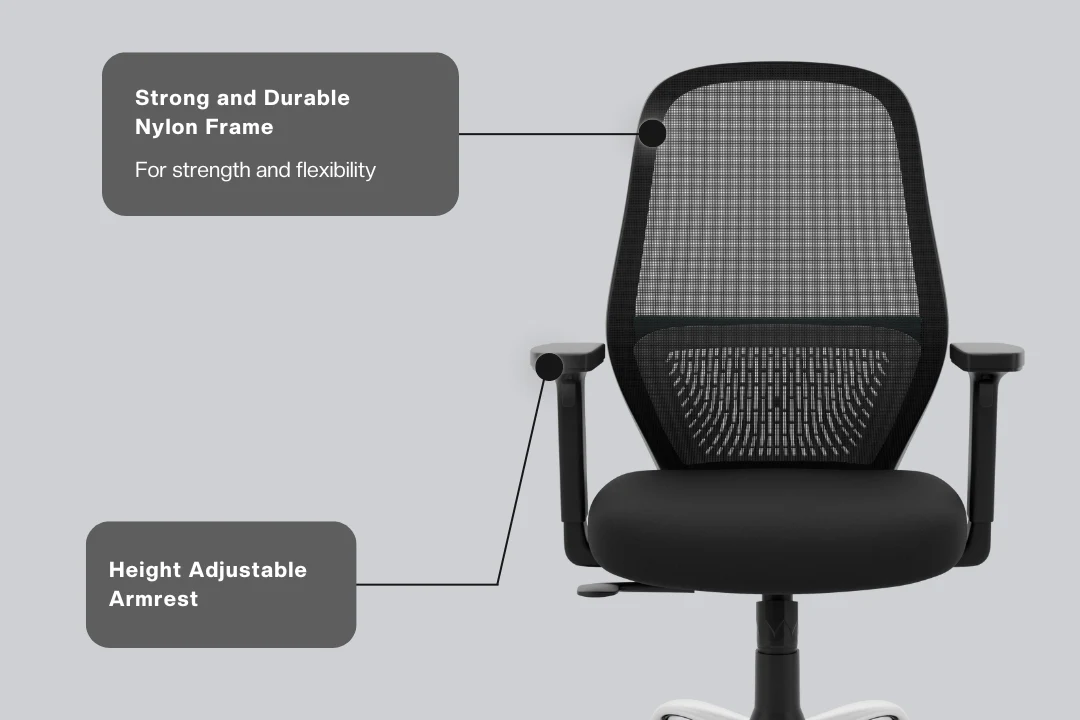 Green Soul Renewed Eva Mid Back Mesh Premium Office Chair - Image 67