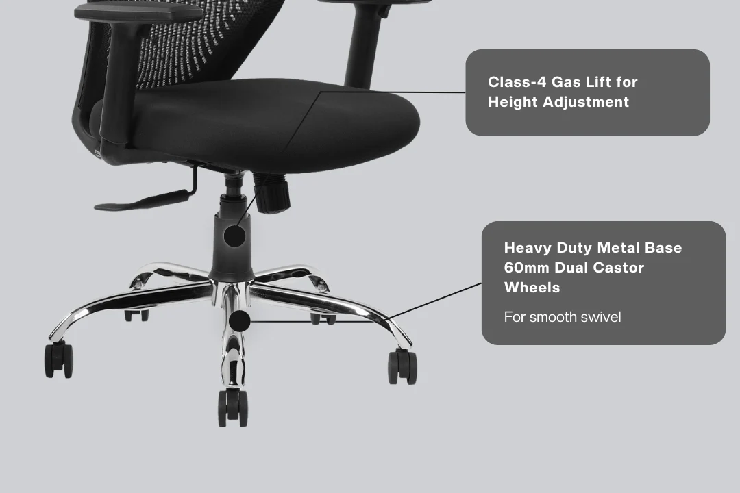 Green Soul Renewed Eva Mid Back Mesh Premium Office Chair - Image 69
