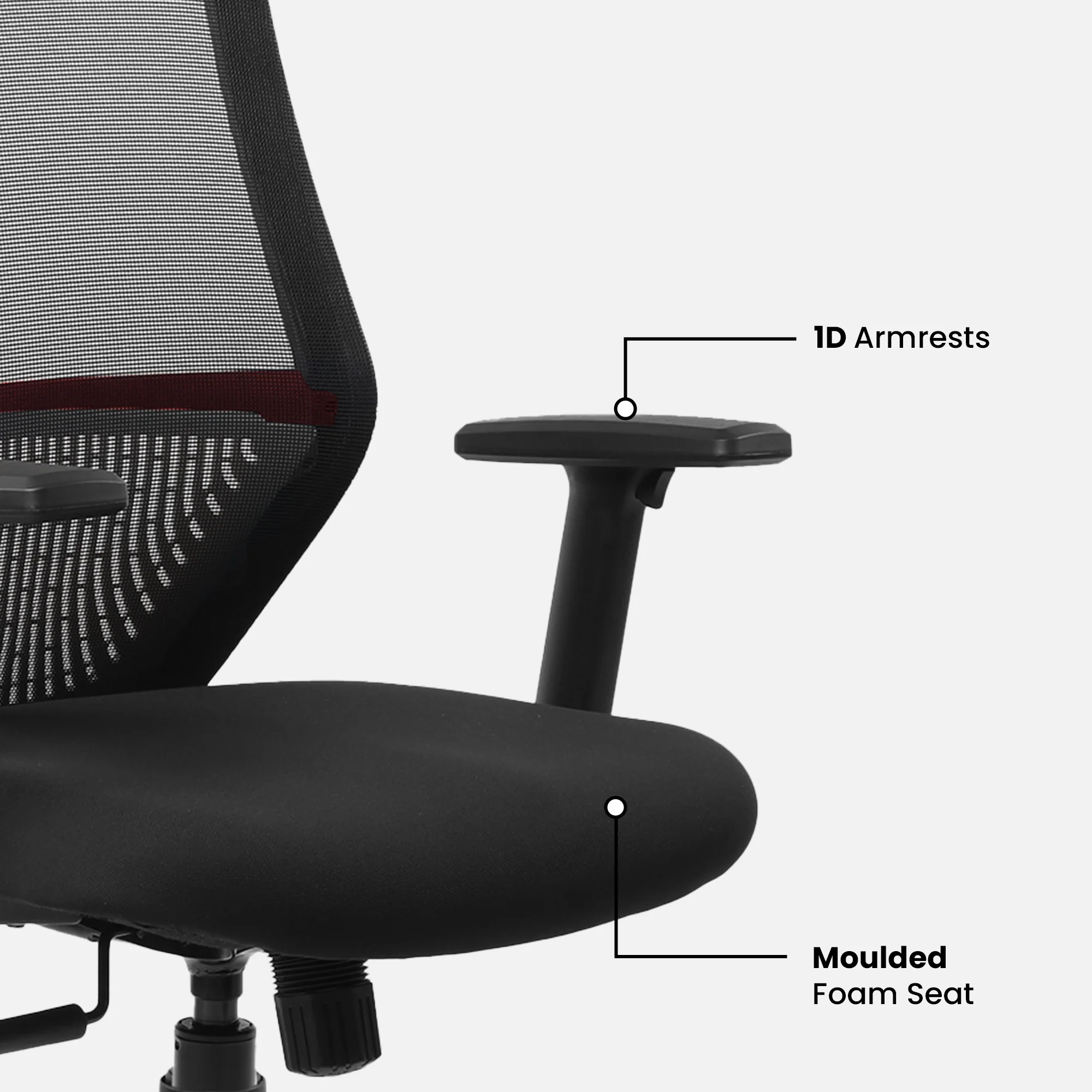 Green Soul Renewed Eva Mid Back Mesh Premium Office Chair - Image 7