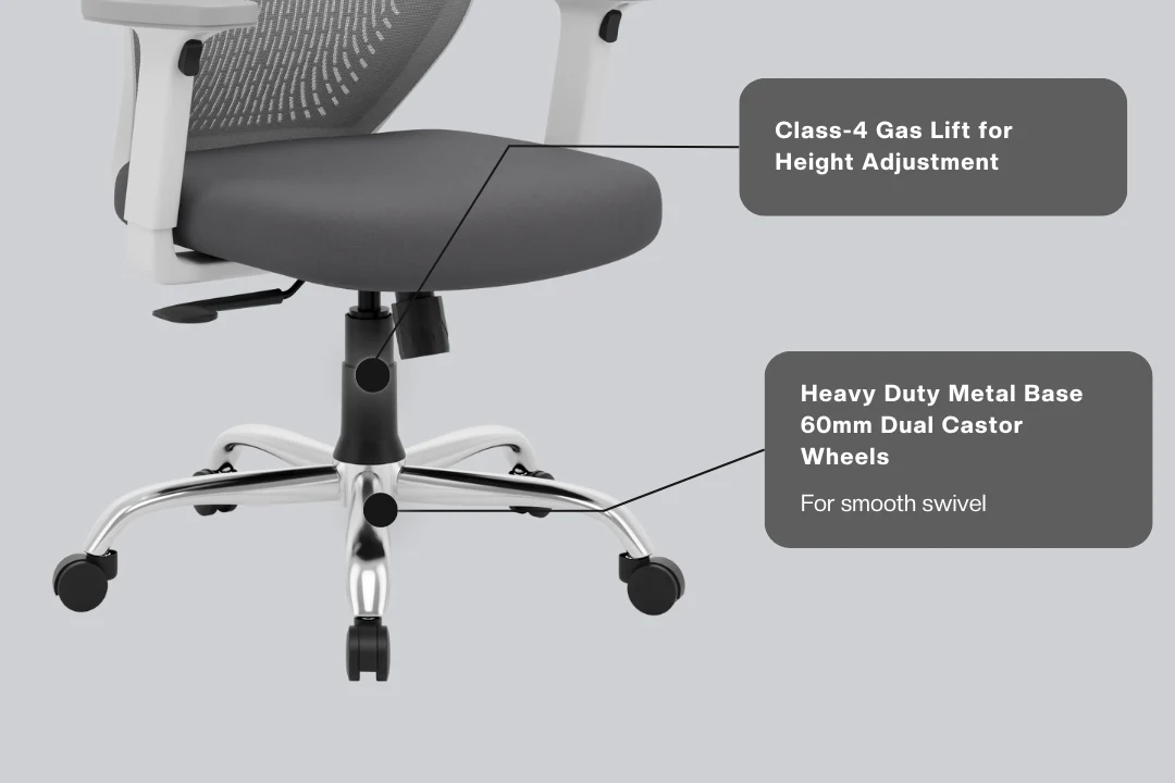 Green Soul Renewed Eva Mid Back Mesh Premium Office Chair - Image 79