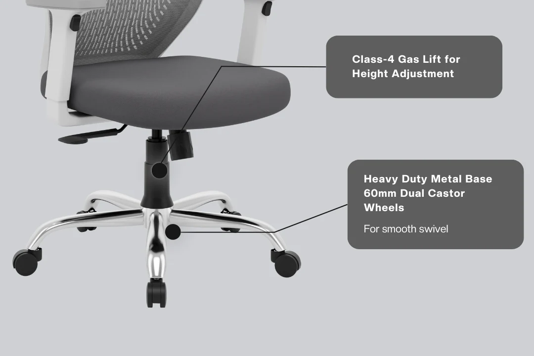 Green Soul Renewed Eva Mid Back Mesh Premium Office Chair - Image 88