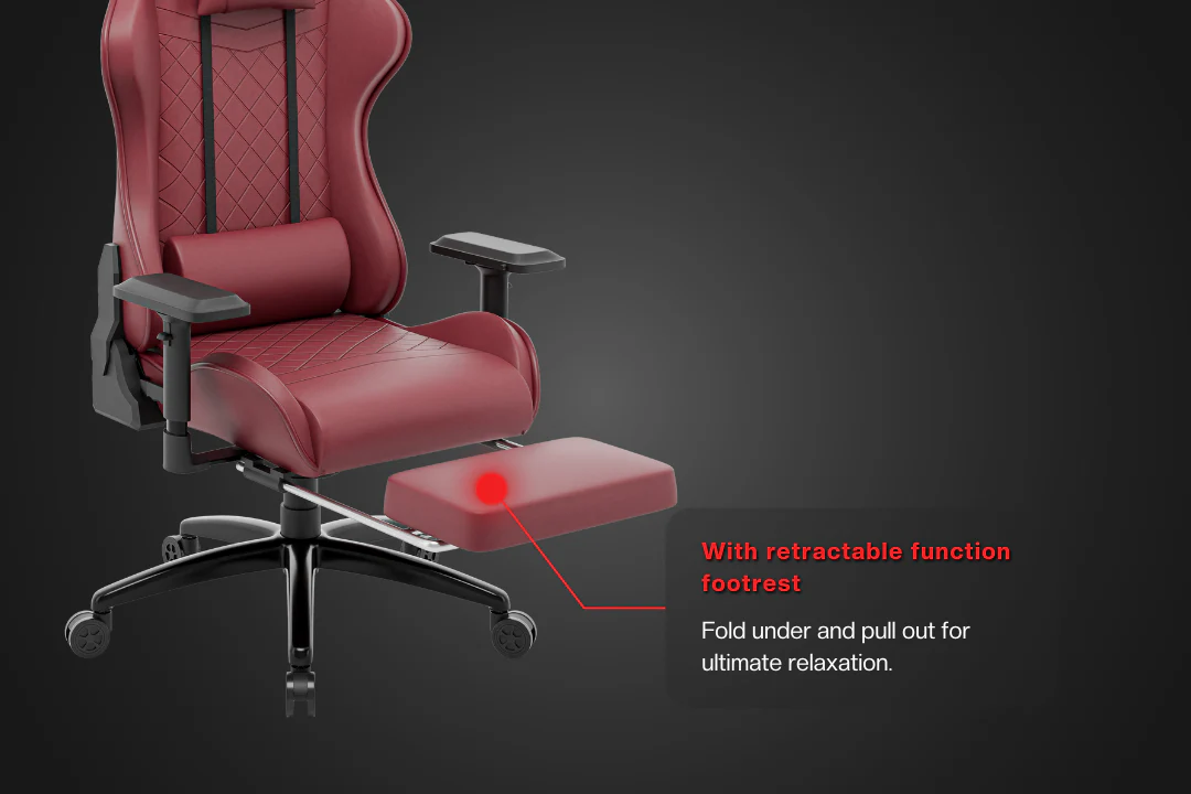 Green Soul Renewed Ghost Gaming Chair With Integrated Footrest - Image 11