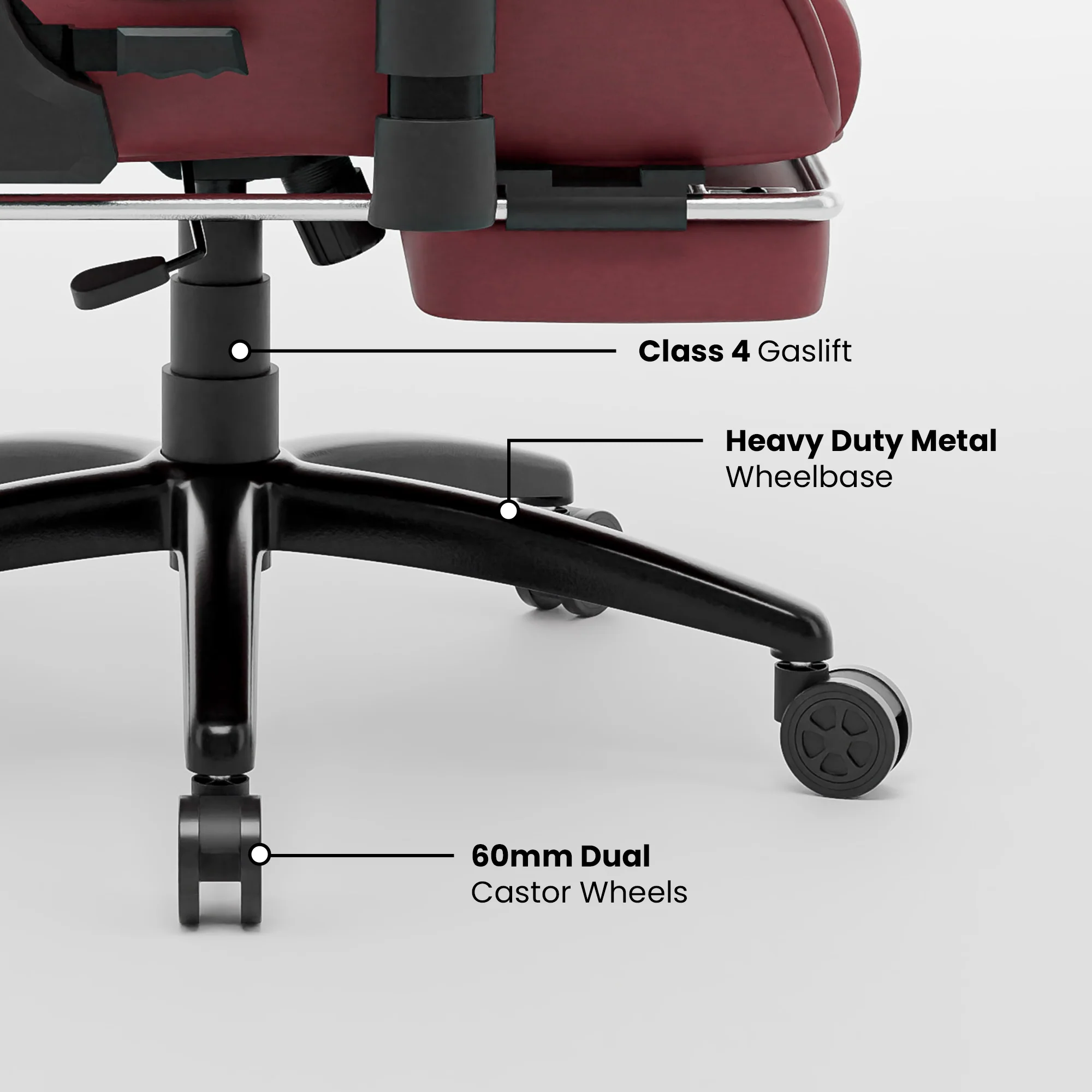 Green Soul Renewed Ghost Gaming Chair With Integrated Footrest - Image 26