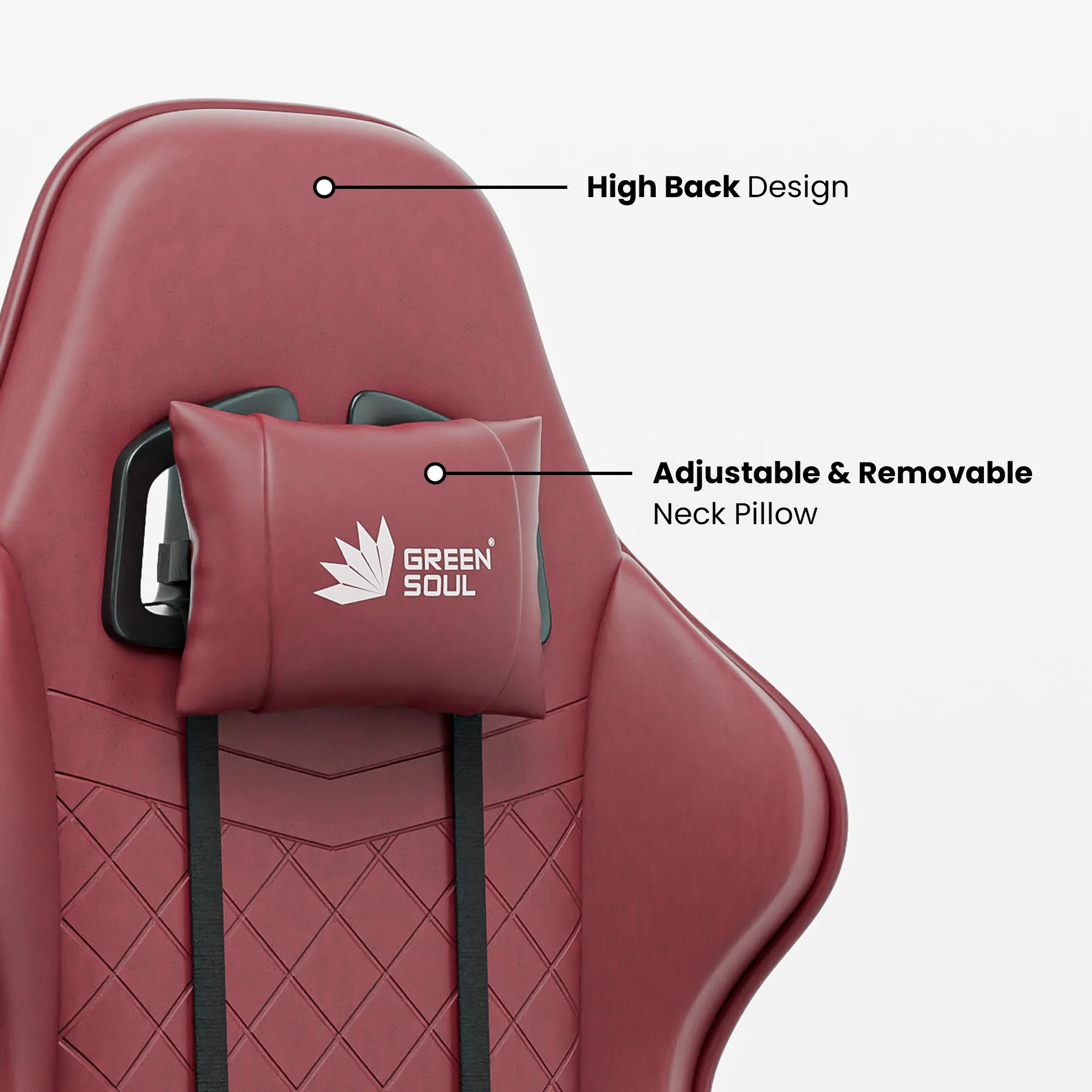 Green Soul Renewed Ghost Gaming Chair With Integrated Footrest - Image 30