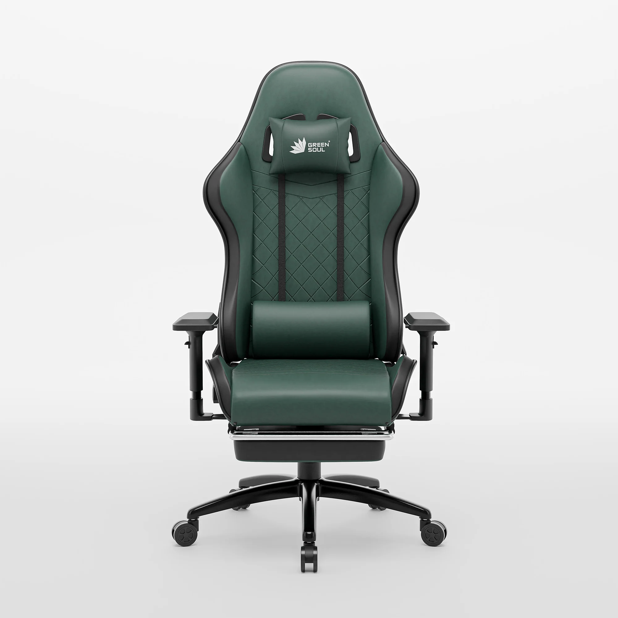 Green Soul Renewed Ghost Gaming Chair With Integrated Footrest - Image 34