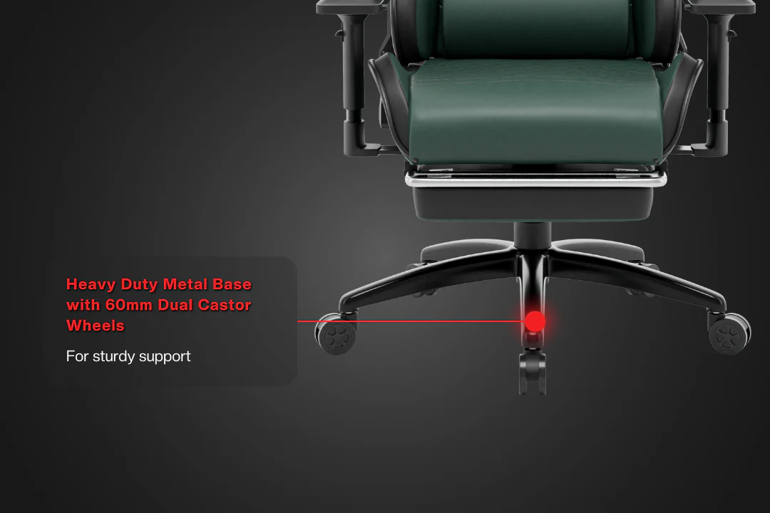 Green Soul Renewed Ghost Gaming Chair With Integrated Footrest - Image 7