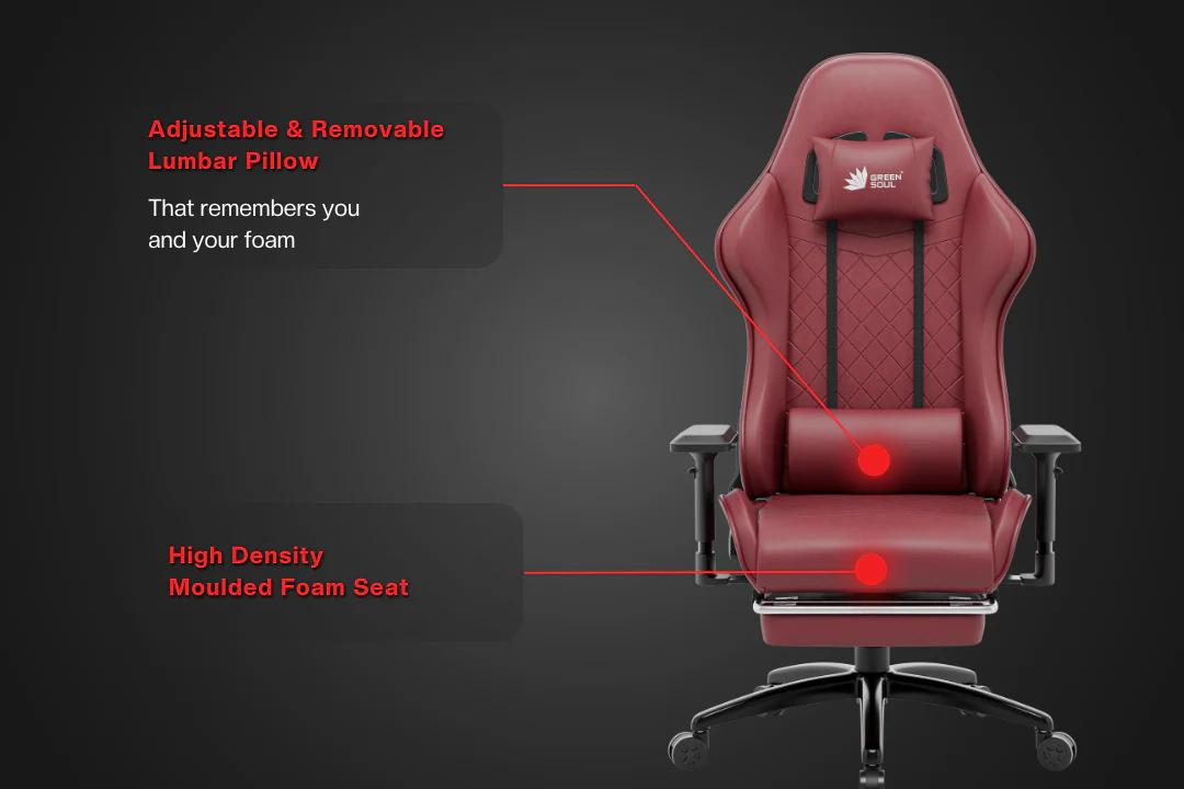 Green Soul Renewed Ghost RGB Ergonomic Gaming Chair - Image 25