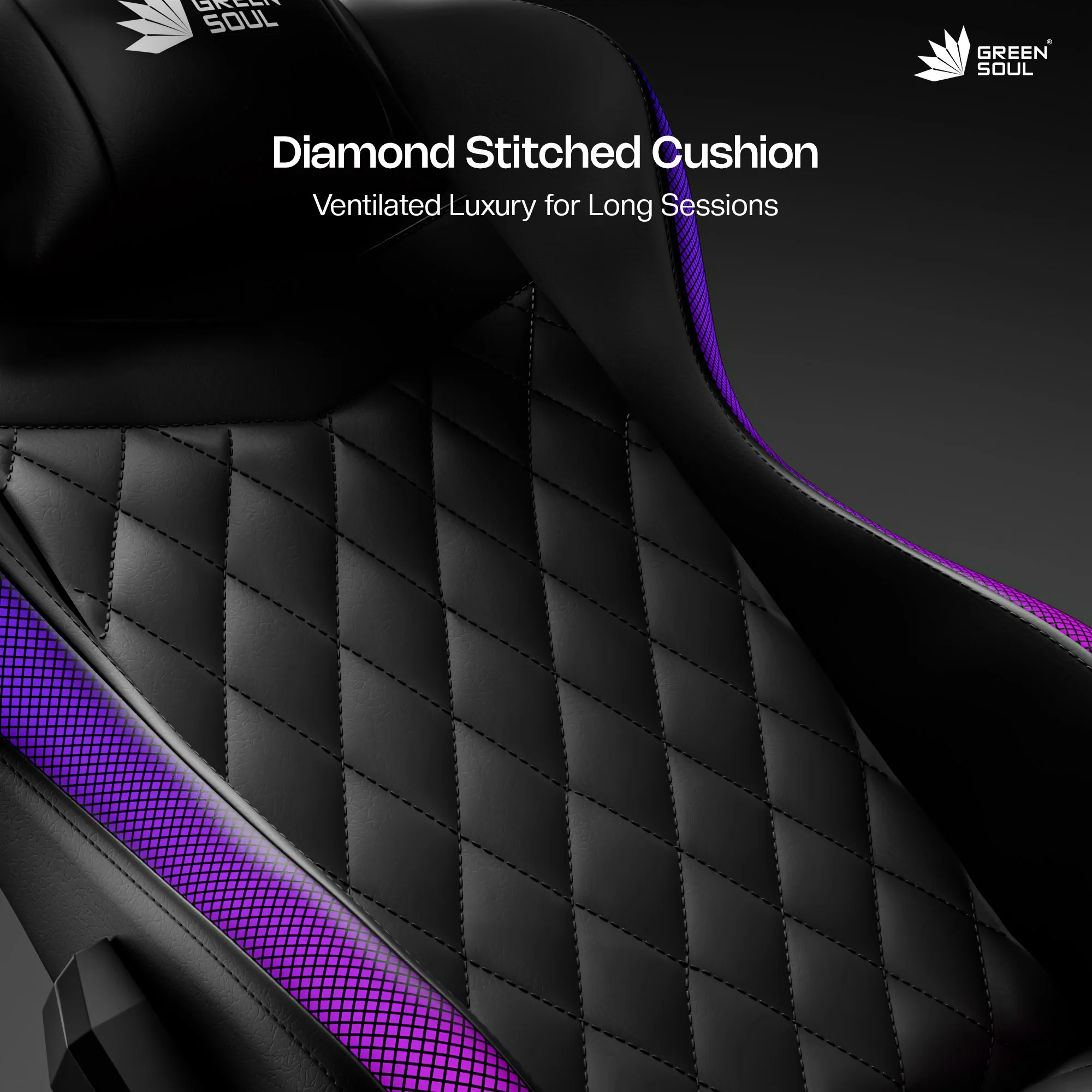 Green Soul Renewed Ghost RGB Ergonomic Gaming Chair - Image 33