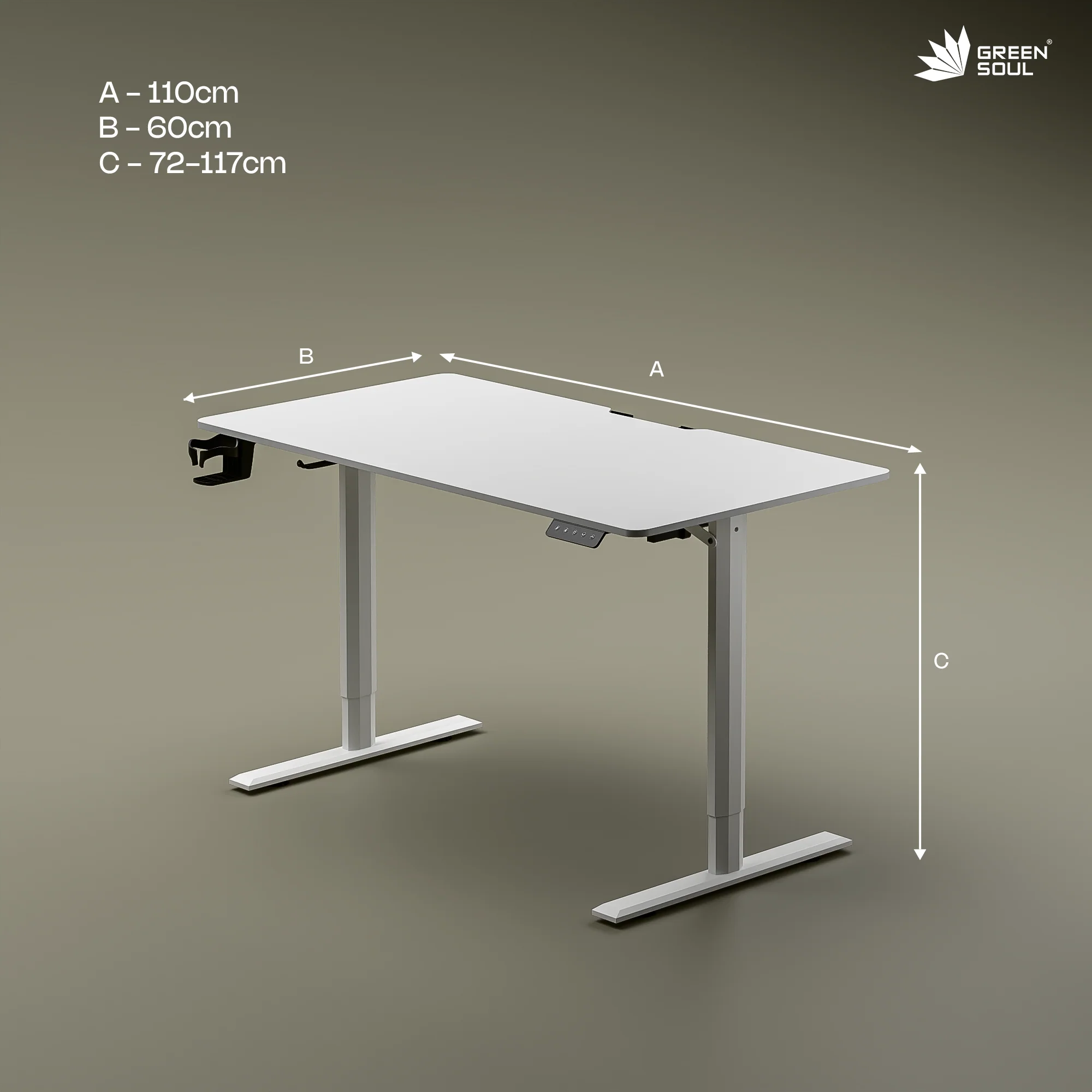 Green Soul Renewed Imperium Electric Height Adjustable Table - Image 46