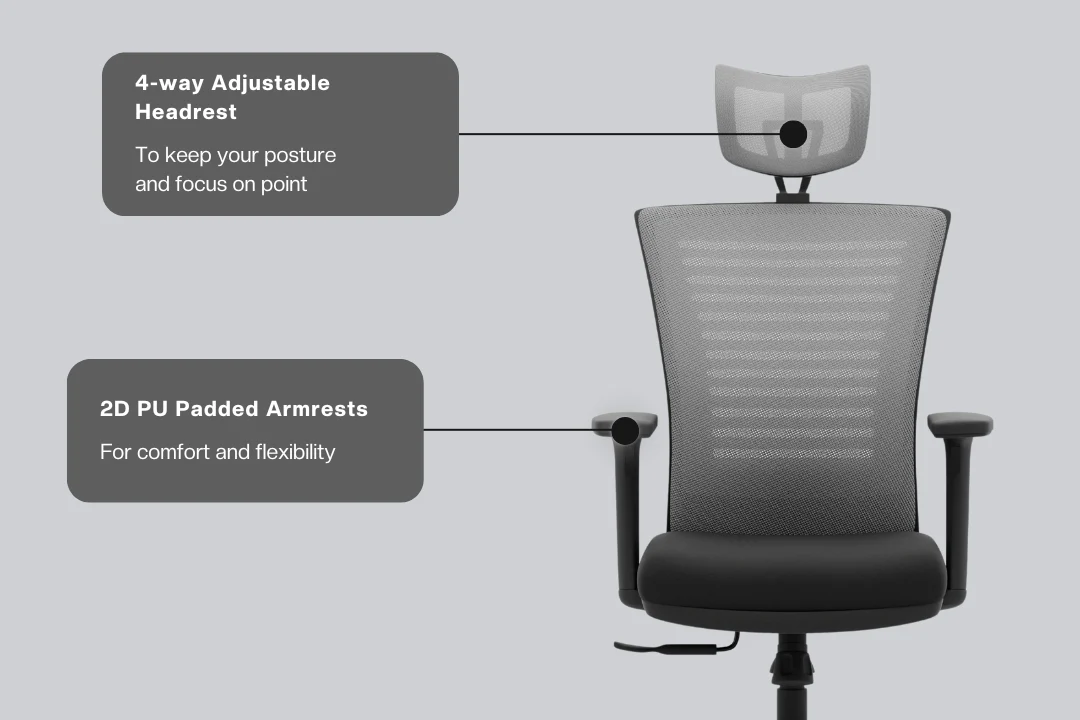 Green Soul Renewed Inspire High Back Mesh Office Chair - Image 20