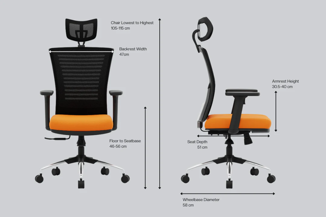 Green Soul Renewed Inspire High Back Mesh Office Chair - Image 23