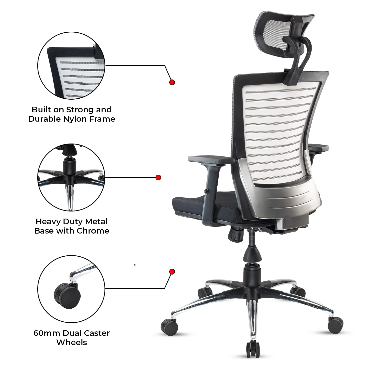 Green Soul Renewed Inspire High Back Mesh Office Chair - Image 7