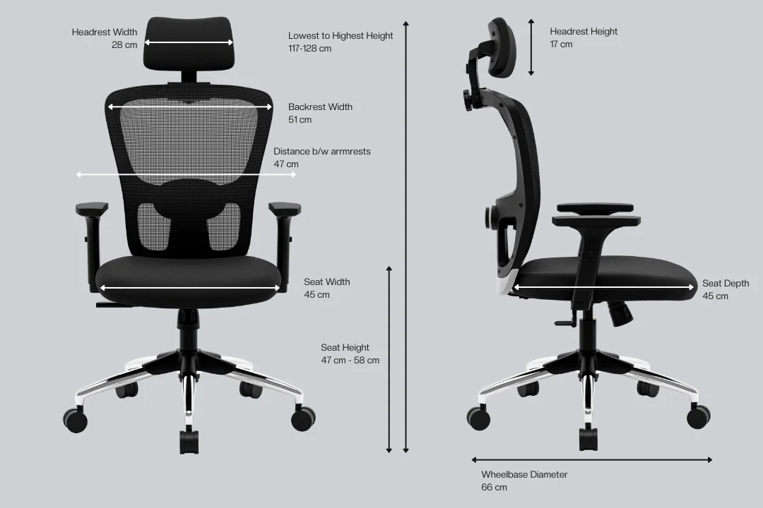 Green Soul Renewed Jupiter Lite High Back Mesh Office Chair - Image 13