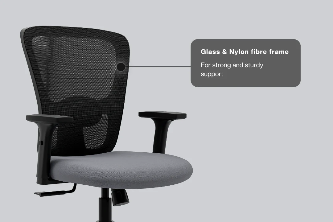 Green Soul Renewed Jupiter Lite Mid Back Mesh Office Chair - Image 19