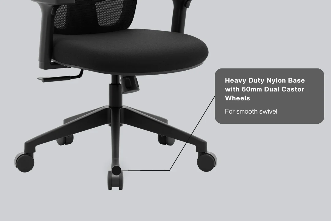 Green Soul Renewed Jupiter Lite Mid Back Mesh Office Chair - Image 4