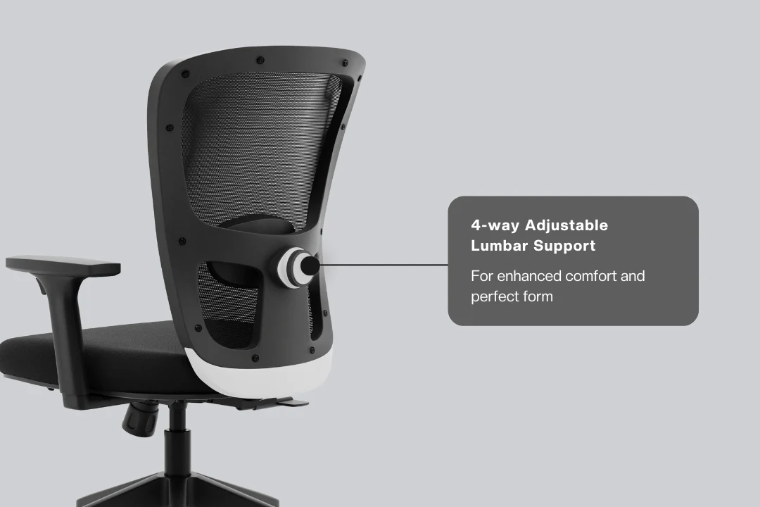 Green Soul Renewed Jupiter Lite Mid Back Mesh Office Chair - Image 5