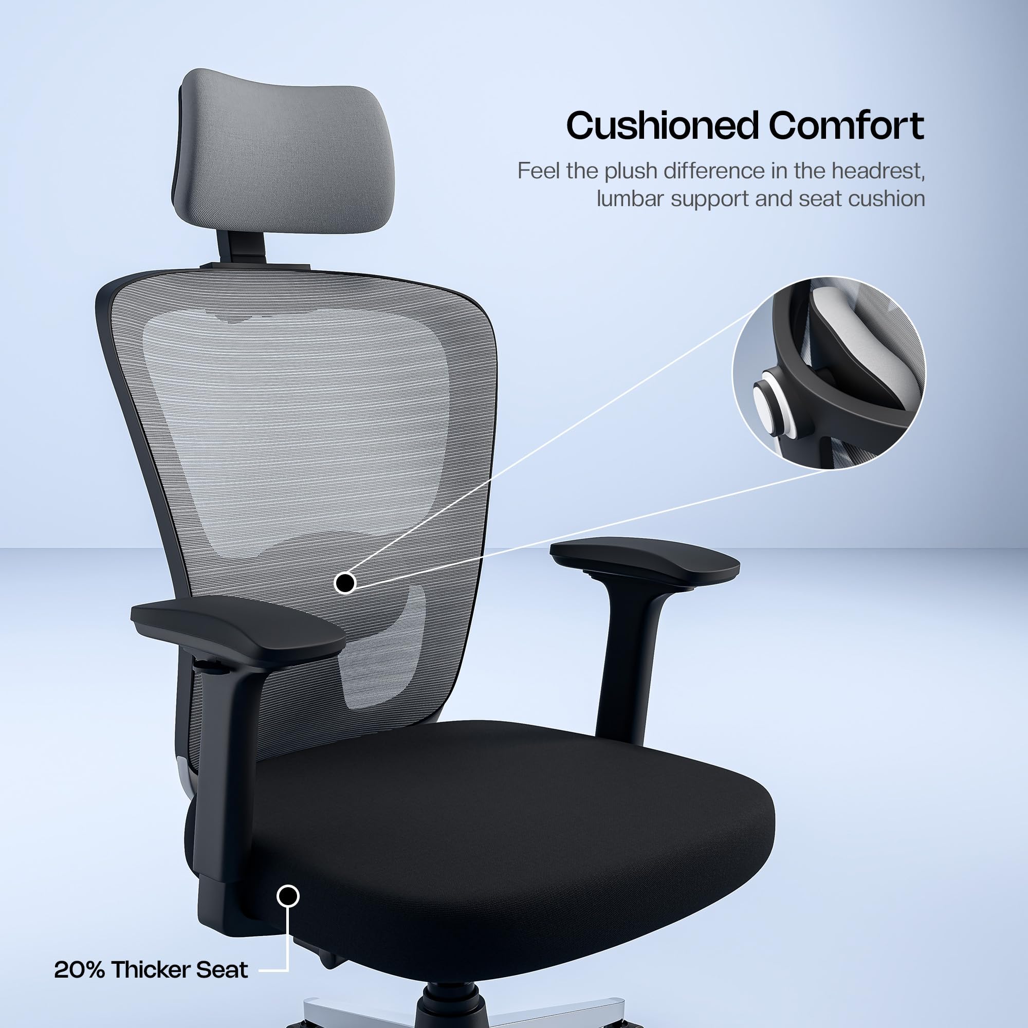 Green Soul Renewed Jupiter Pro Intelli-Adapt Recline Office Chair - Image 54