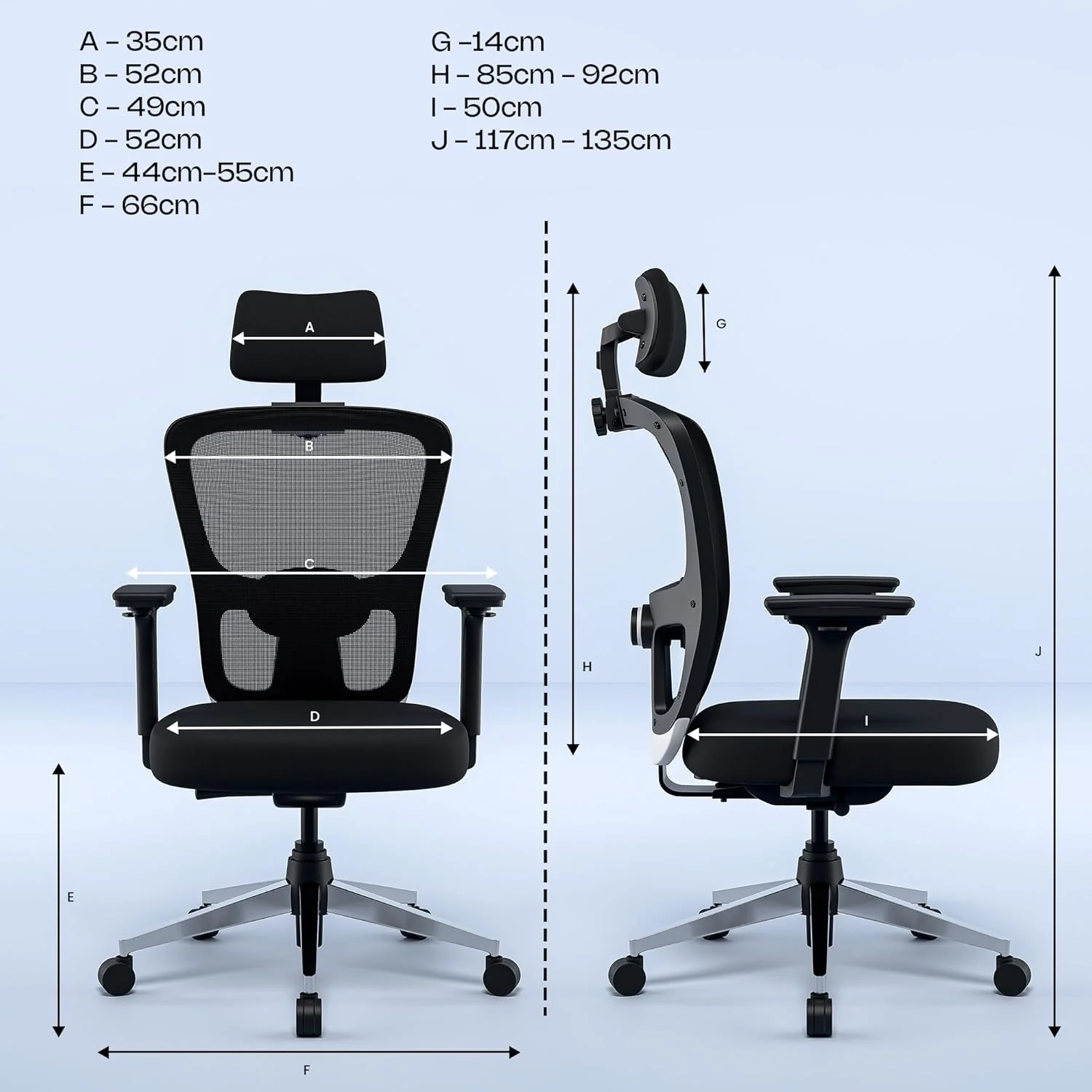 Green Soul Renewed Jupiter Superb Intelli-Adapt Recline Office Chair - Image 27