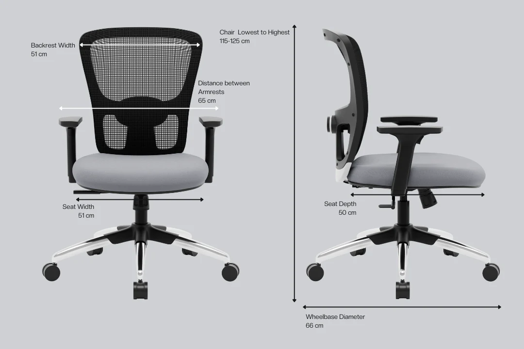 Green Soul Renewed Jupiter Superb Mid Back Office Chair - Image 9