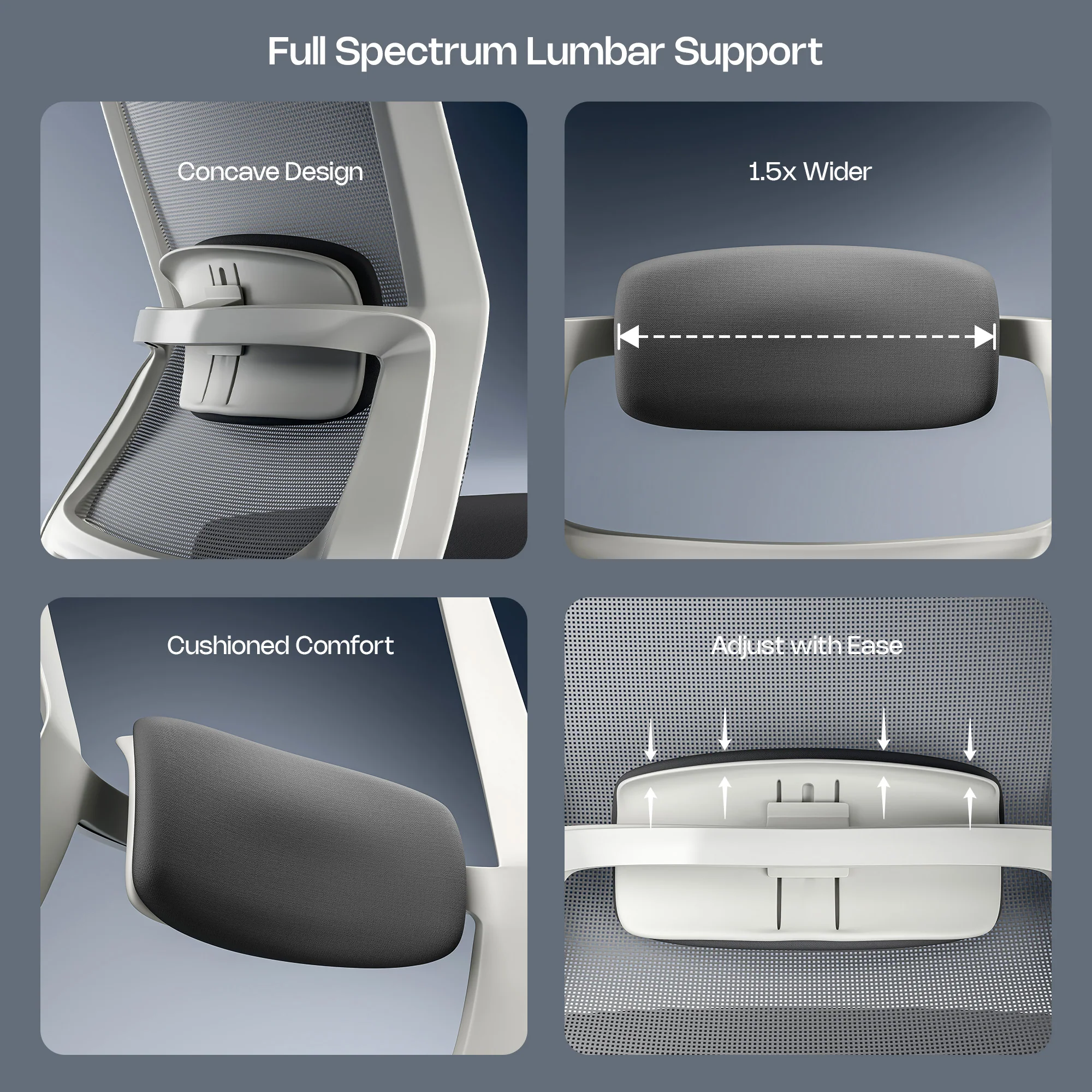 Green Soul Leo Designed for Broad Shoulders Mesh Ergonomic Office Chair - Image 16