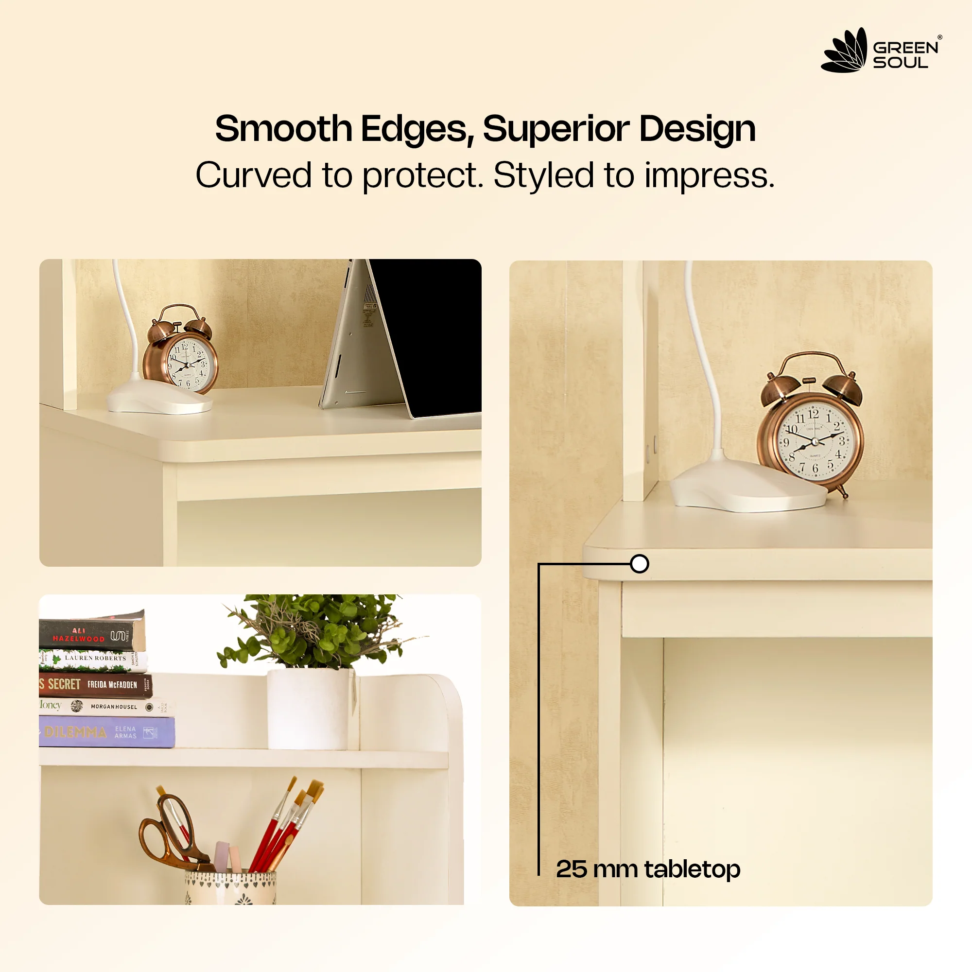 Green Soul Luxari Study Table for Home & Office - Image 10