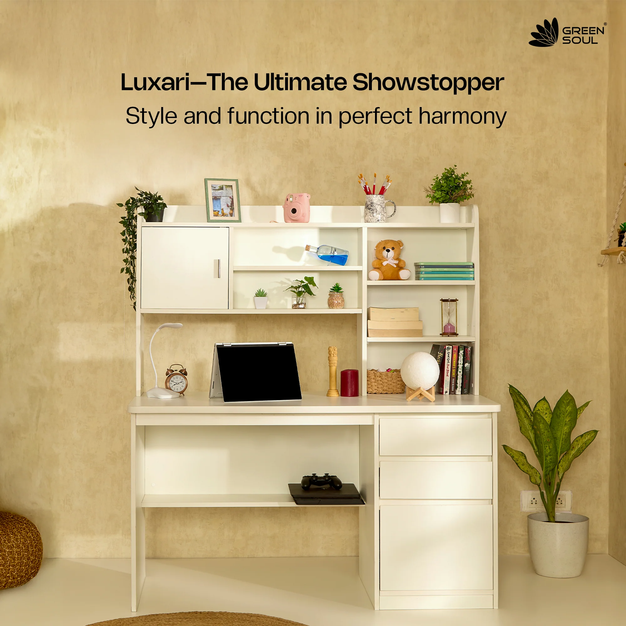 Green Soul Luxari Study Table for Home & Office - Image 7