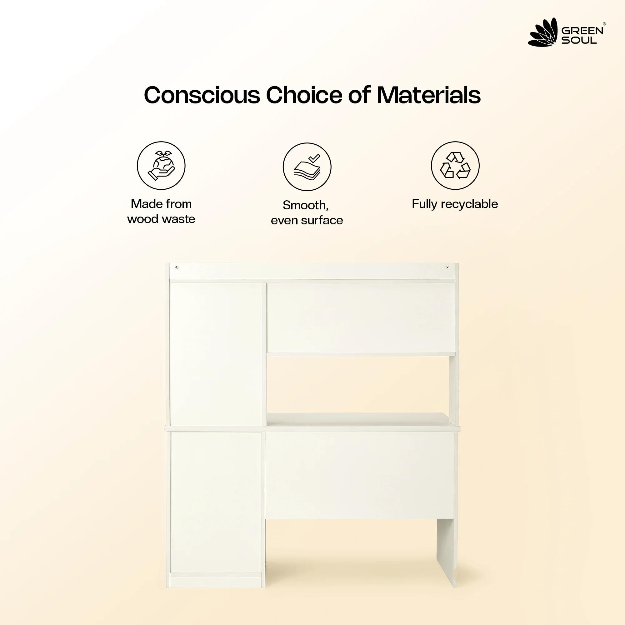 Green Soul Luxari Study Table for Home & Office - Image 8
