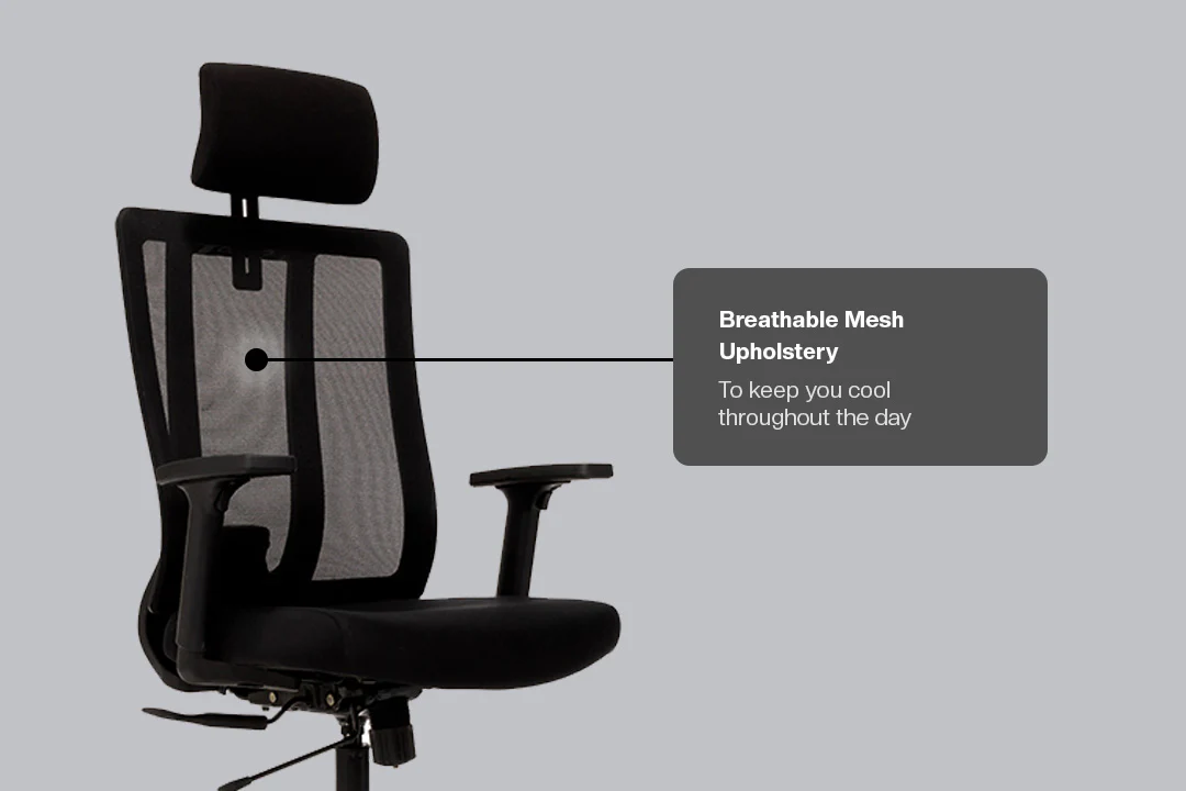 Green Soul Renewed Maestro High Back Mesh Office Chair - Image 12